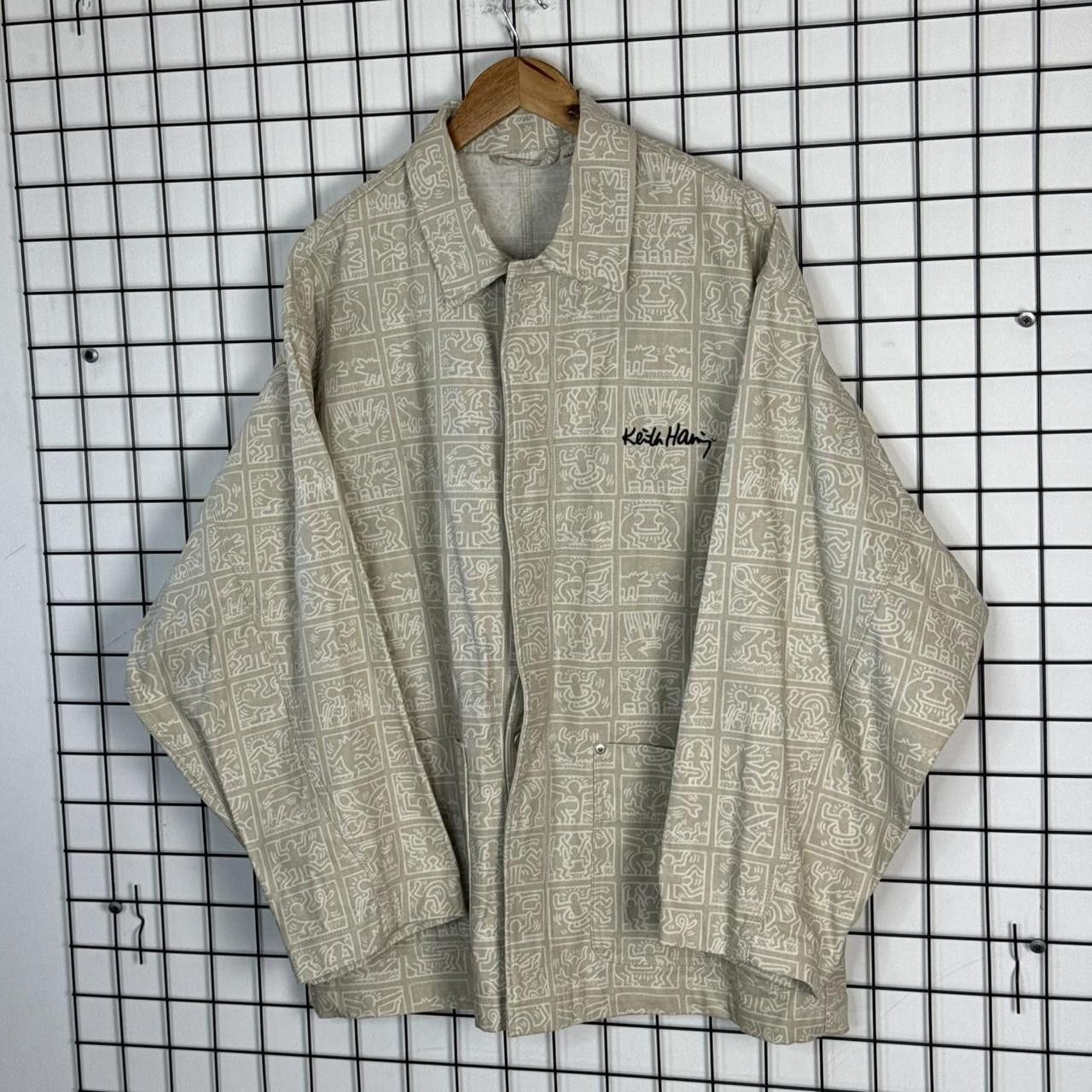 Keith Haring Keith Haring Oversize Jacket Full Print Beige Size US M / EU 48-50 / 2 - 3 Thumbnail