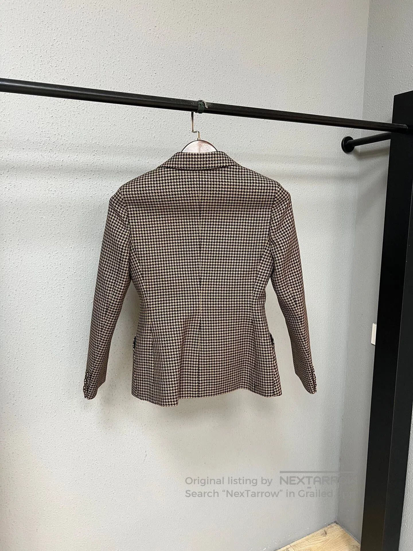 Dior Dior Houndstooth Double-Breasted Blazer. Size S / US 4 / IT 40 - 2 Thumbnail