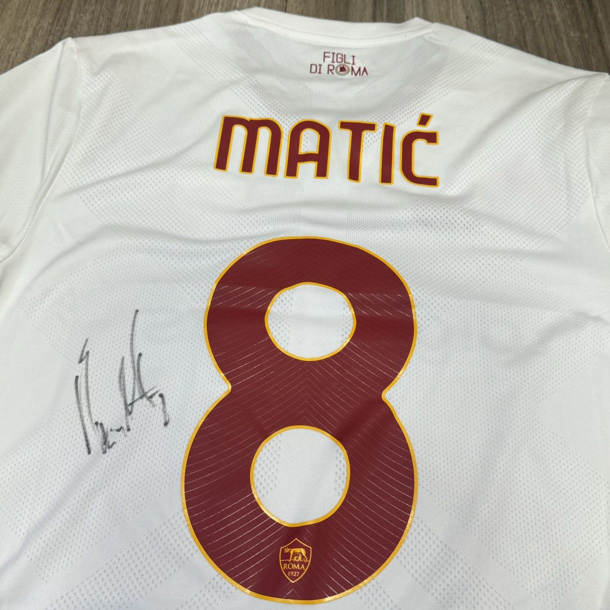 New Balance Roma 22/23 match worn away shirt #8 Matic Size US XL / EU 56 / 4 - 6 Thumbnail
