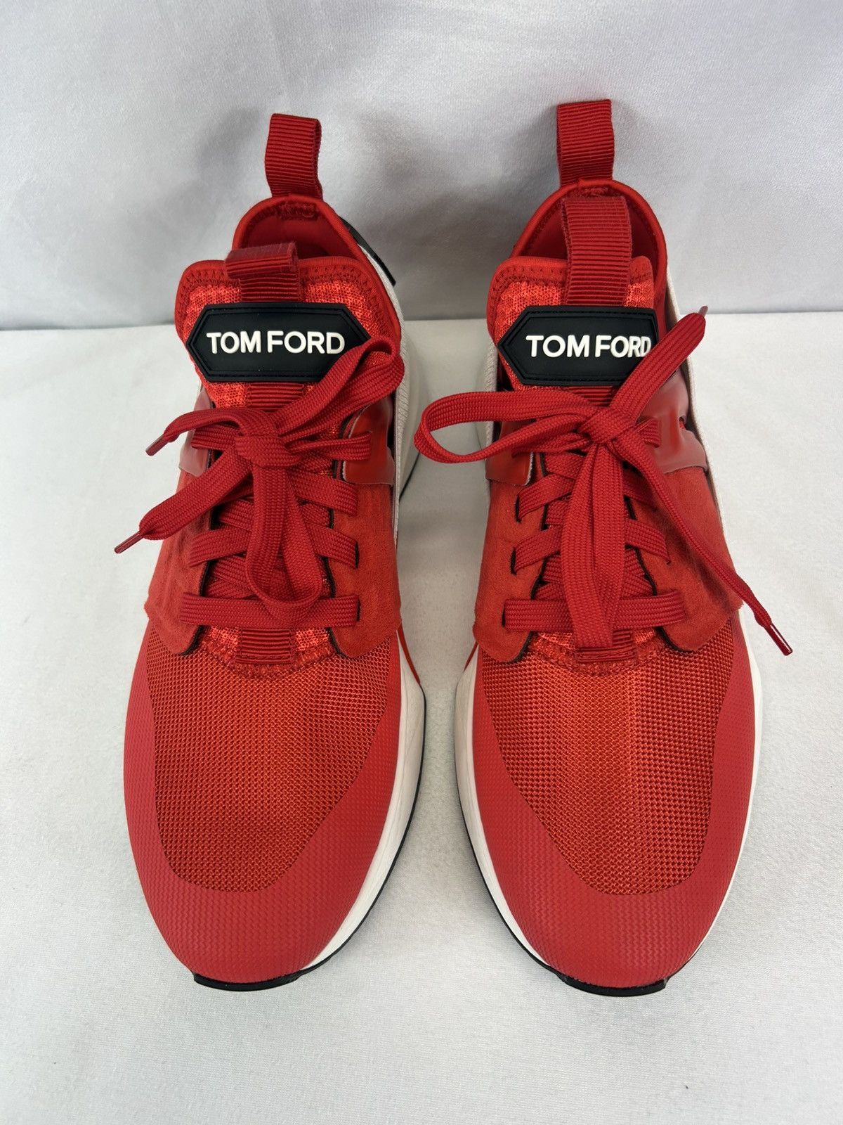 Tom Ford TOM FORD Jago Suede-trimmed Mesh And Scuba Size US 12 / EU 45 - 3 Thumbnail