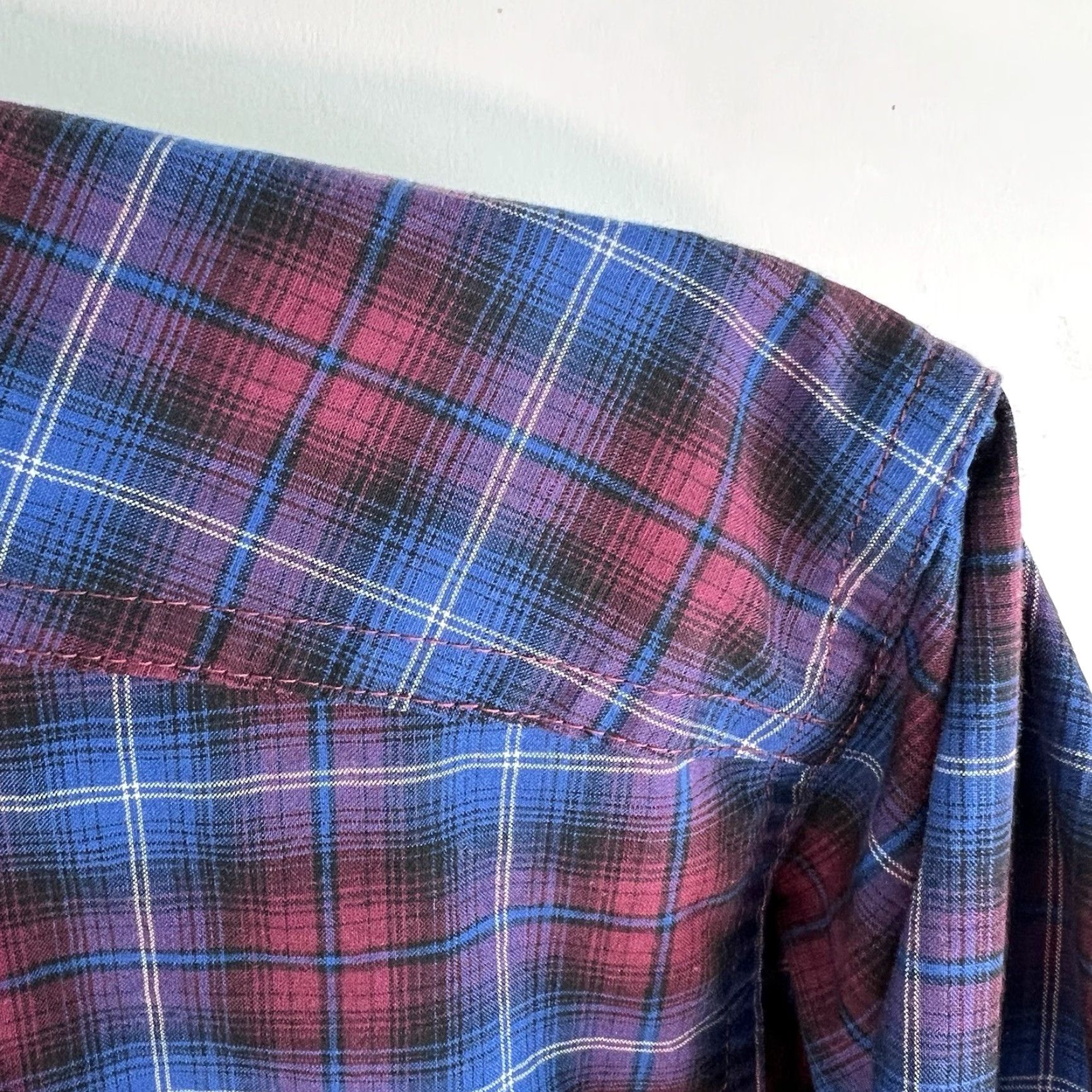 Ariat Ariat Pro Series Karlo Plaid Button-Up Shirt Men’s Size S Blue Stretch Casual Western Size US S / EU 44-46 / 1 - 3 Thumbnail