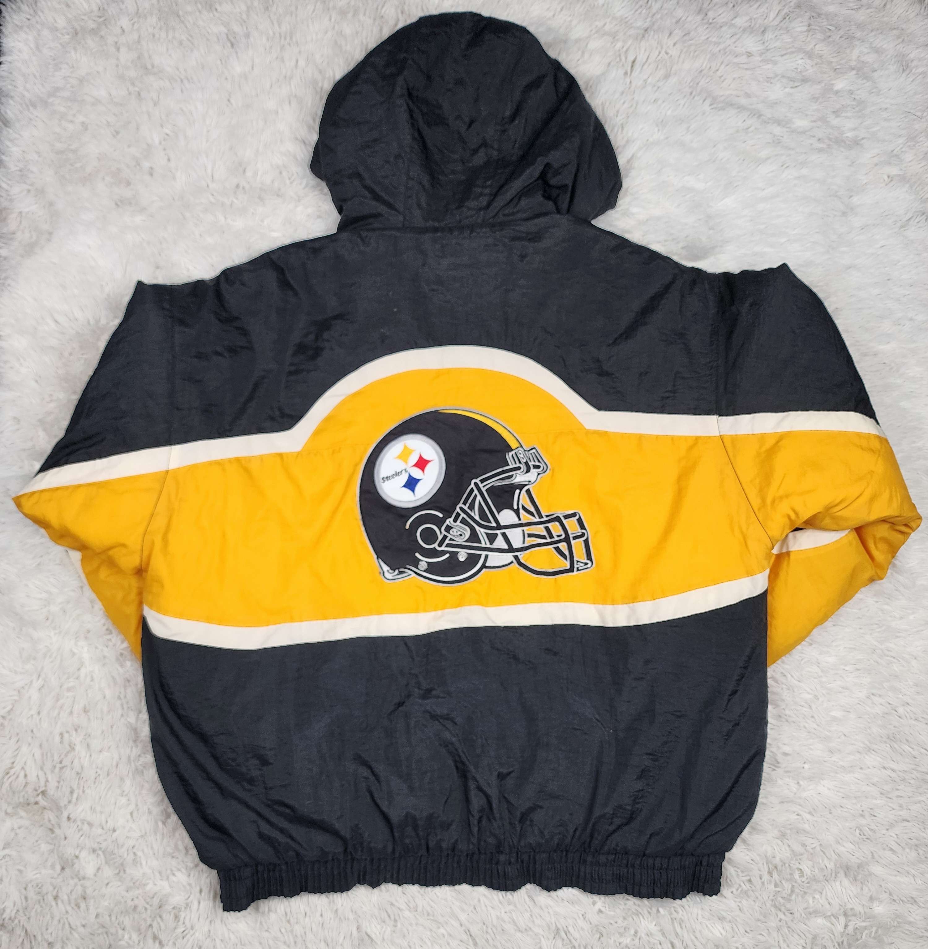 Logo Athletic Vintage Logo Athletic Pittsburgh Steelers NFL hoodied jacket Size US XL / EU 56 / 4 - 5 Thumbnail