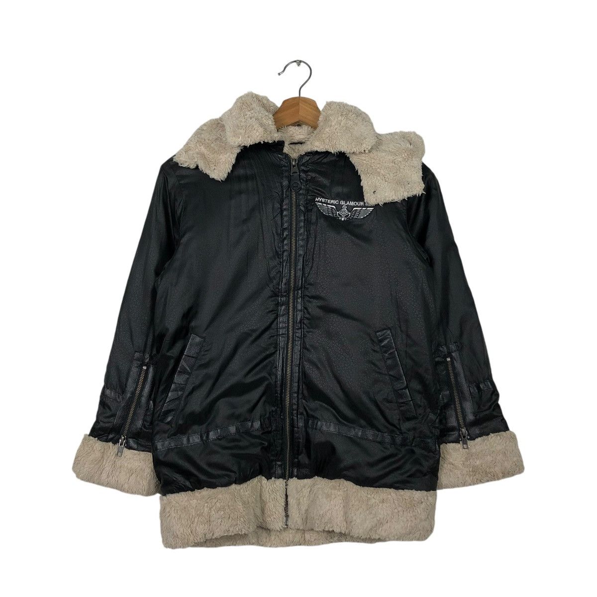 Hysteric Glamour 🔥VINTAGE BIKER JACKET HYSTERIC GLAMOUR MINI FOR KIDS Size US M / EU 48-50 / 2 - 3 Thumbnail