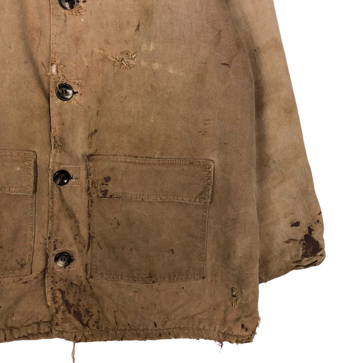 Carhartt 🔥VINTAGE 60’s CARHARTT CHORE WORK JACKET RUSTY WORN Size US M / EU 48-50 / 2 - 7 Thumbnail