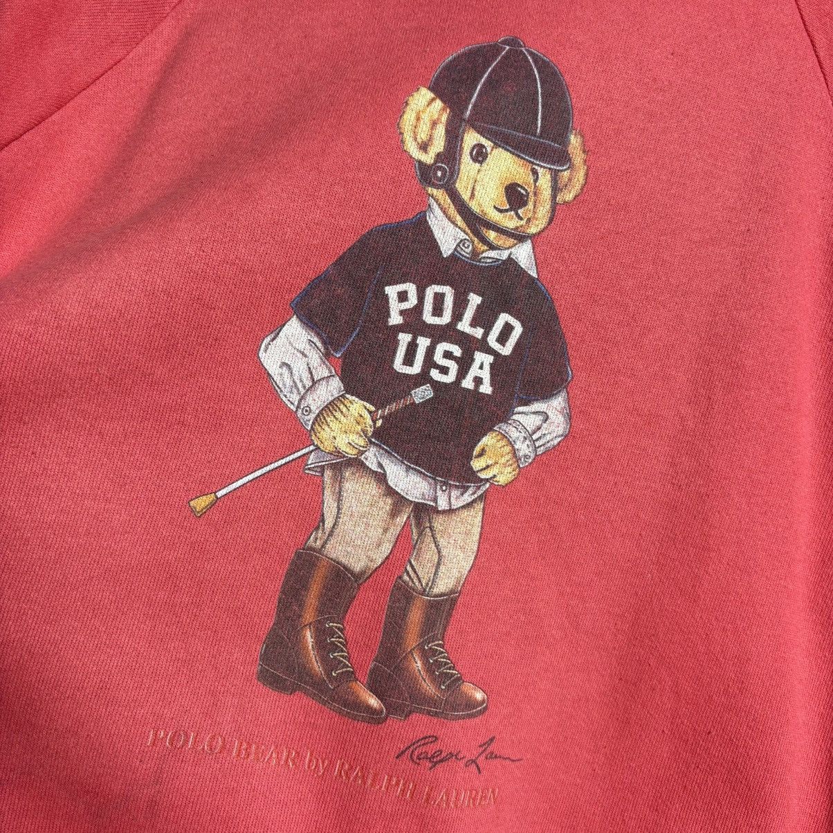 Polo Ralph Lauren Vintage 90s Polo Bear Ralph Lauren Sweatshirt Size US M / EU 48-50 / 2 - 4 Thumbnail
