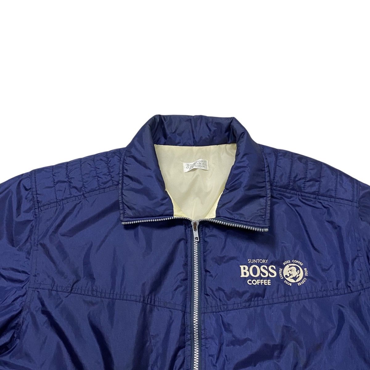 Mr. Gentleman 90’s SUNTORY BOSS COFFEE Japan Bomber Jacket Size US L / EU 52-54 / 3 - 5 Thumbnail
