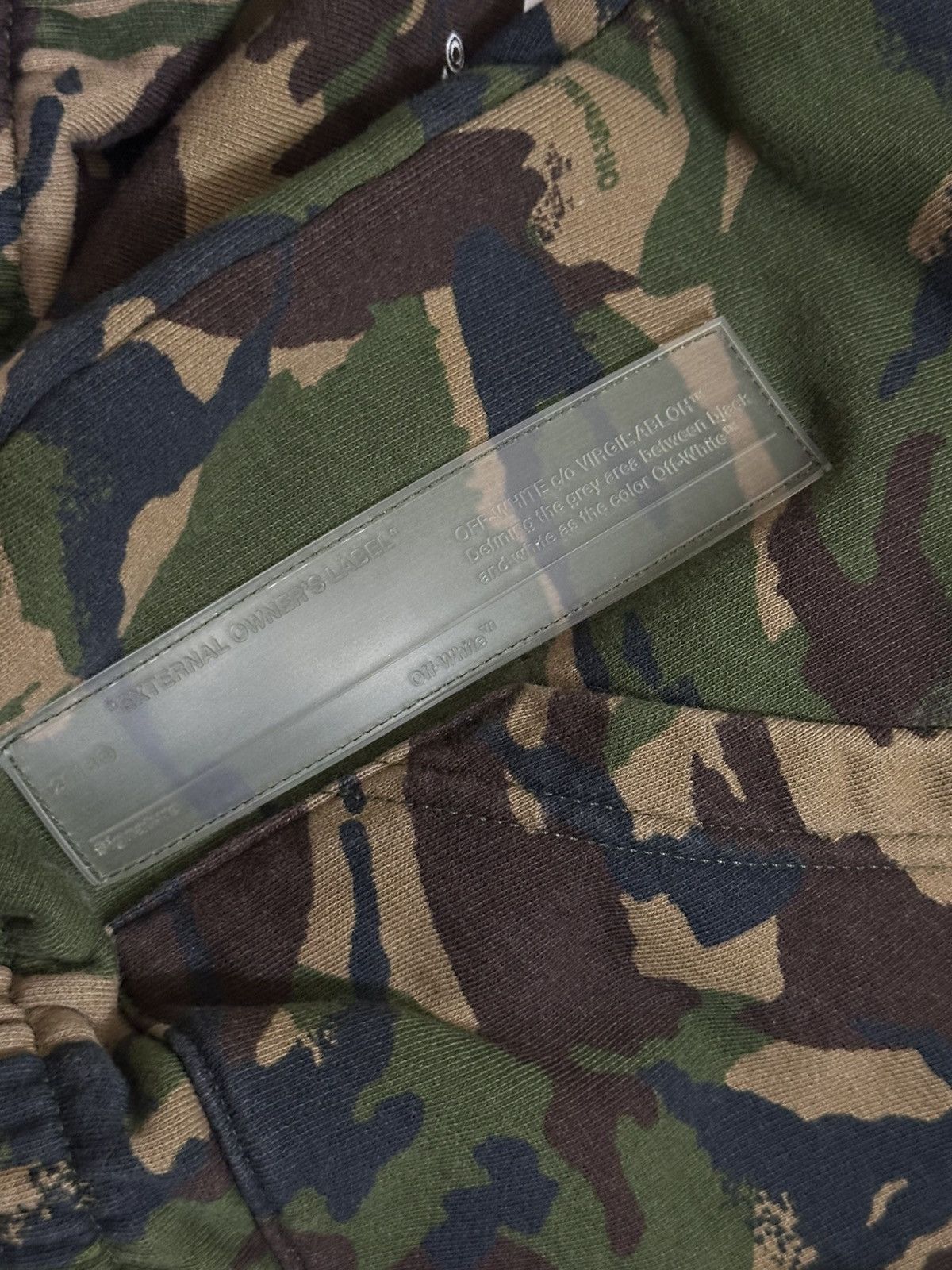 Off-White Off-White Green Camouflage Cotton Zip-Up XXS Size US XXS / EU 40 - 10 Thumbnail