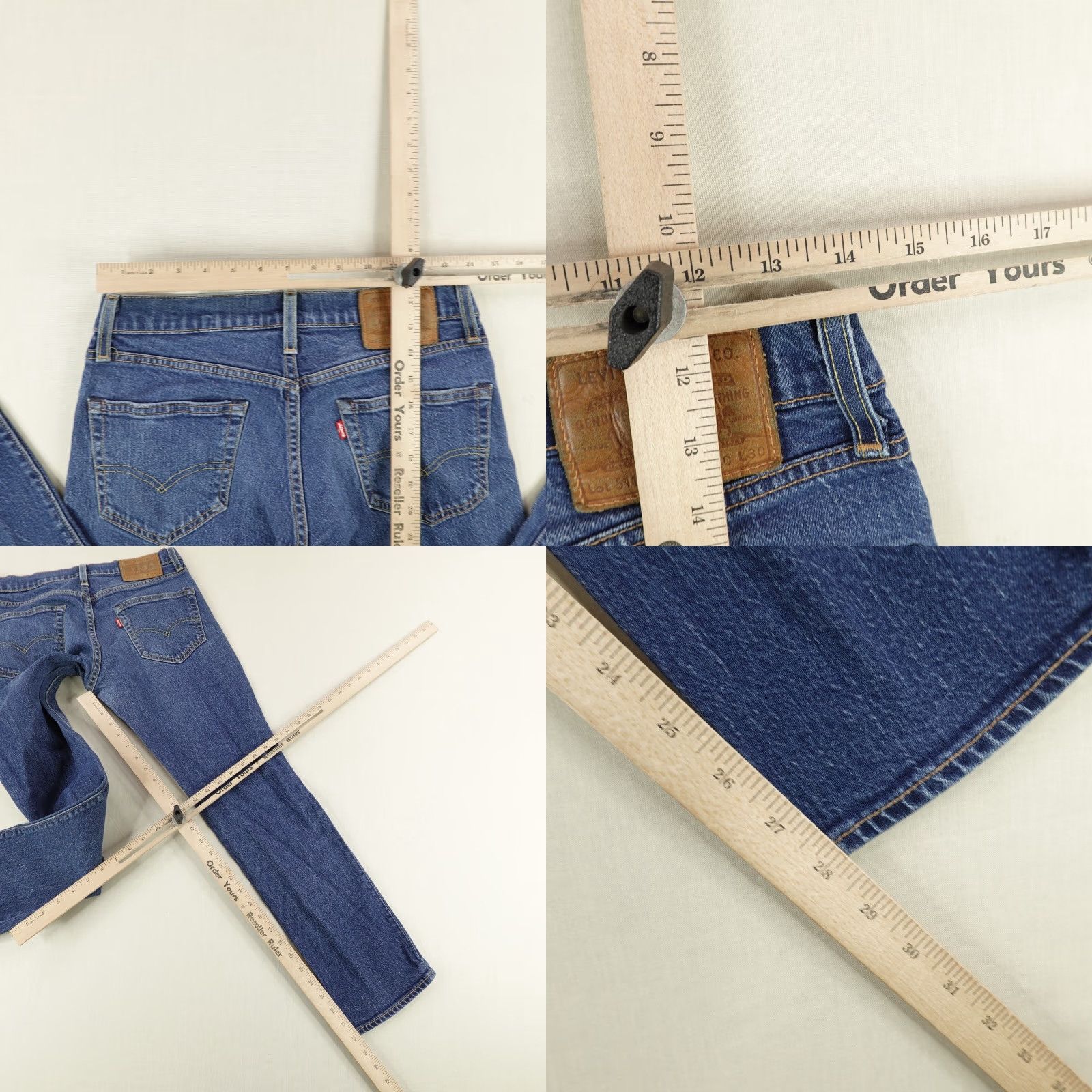 Levi's Levi's Jeans Slim 511 30x28 Denim Blue Men Regular 30x30 Tapered Fit 511 Levi's 500 Series Jeans Mens Size US 28 / EU 44 - 8 Thumbnail