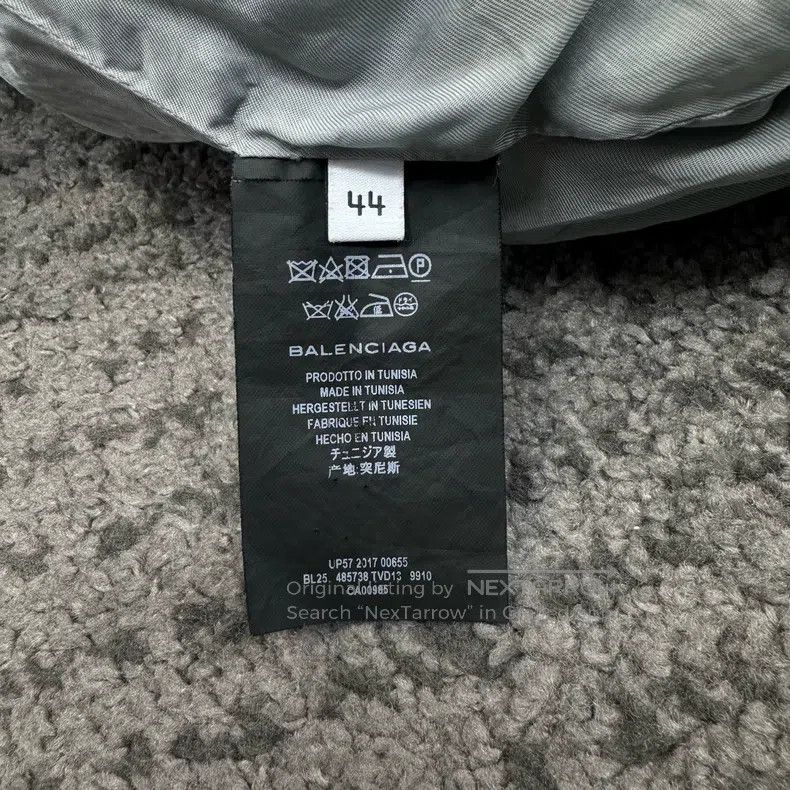 Balenciaga Balenciaga Misty grey logo cotton coat Size US S / EU 44-46 / 1 - 4 Thumbnail