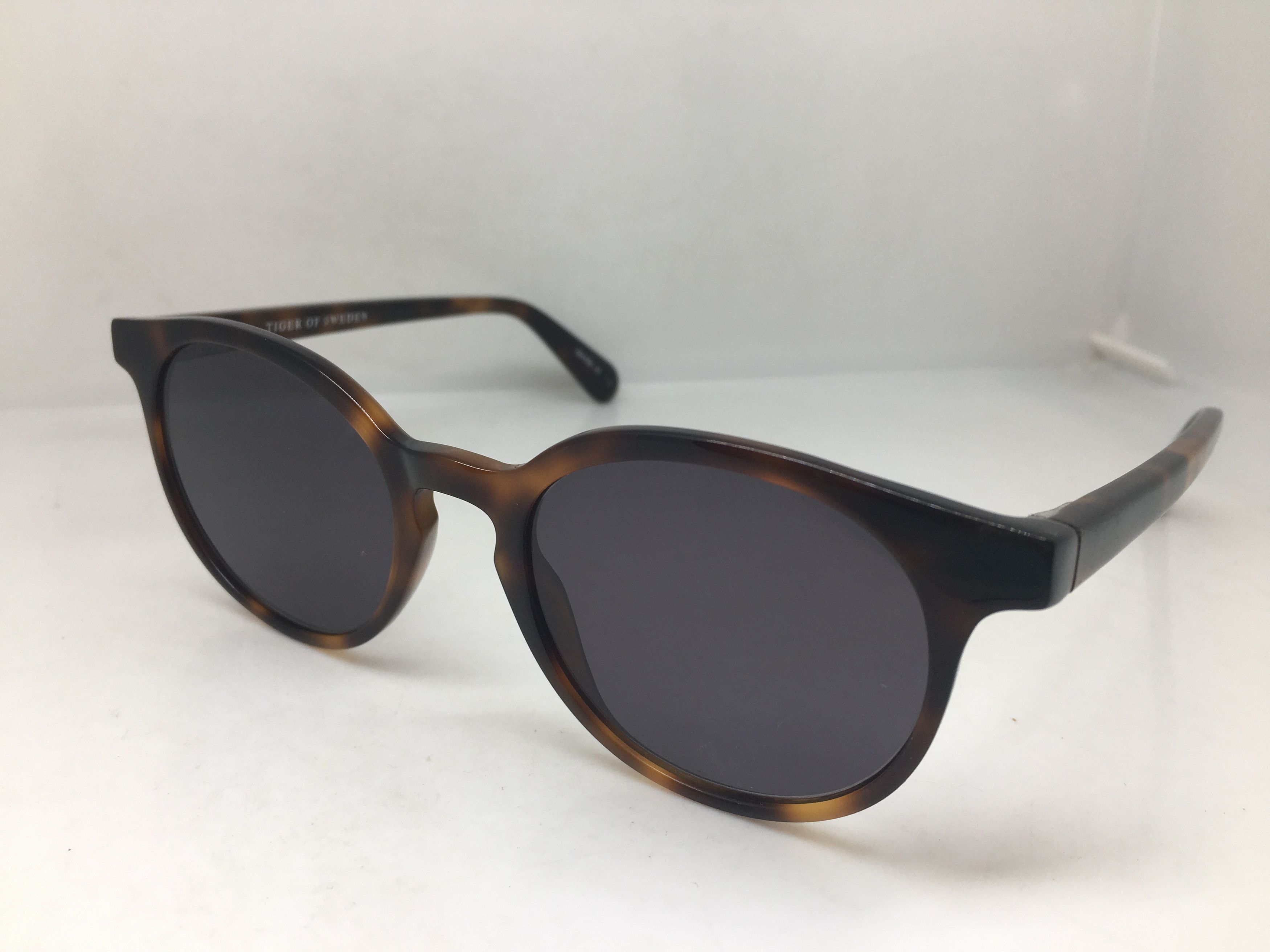 Other Tiger of Sweden Tortoise Acetate ARTSTOCRST Round Sunglasses Size ONE SIZE - 3 Thumbnail