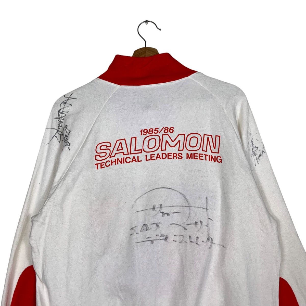 Salomon 85/86’s SALOMON Half Zip Turtleneck Sweatshirt #1470-C66 Size US L / EU 52-54 / 3 - 8 Thumbnail