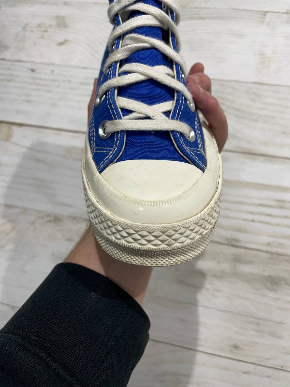 Comme des Garcons Comme Des Garçons Play x Converse High Top Sneakers Woman Size US 8 / IT 38 - 9 Thumbnail