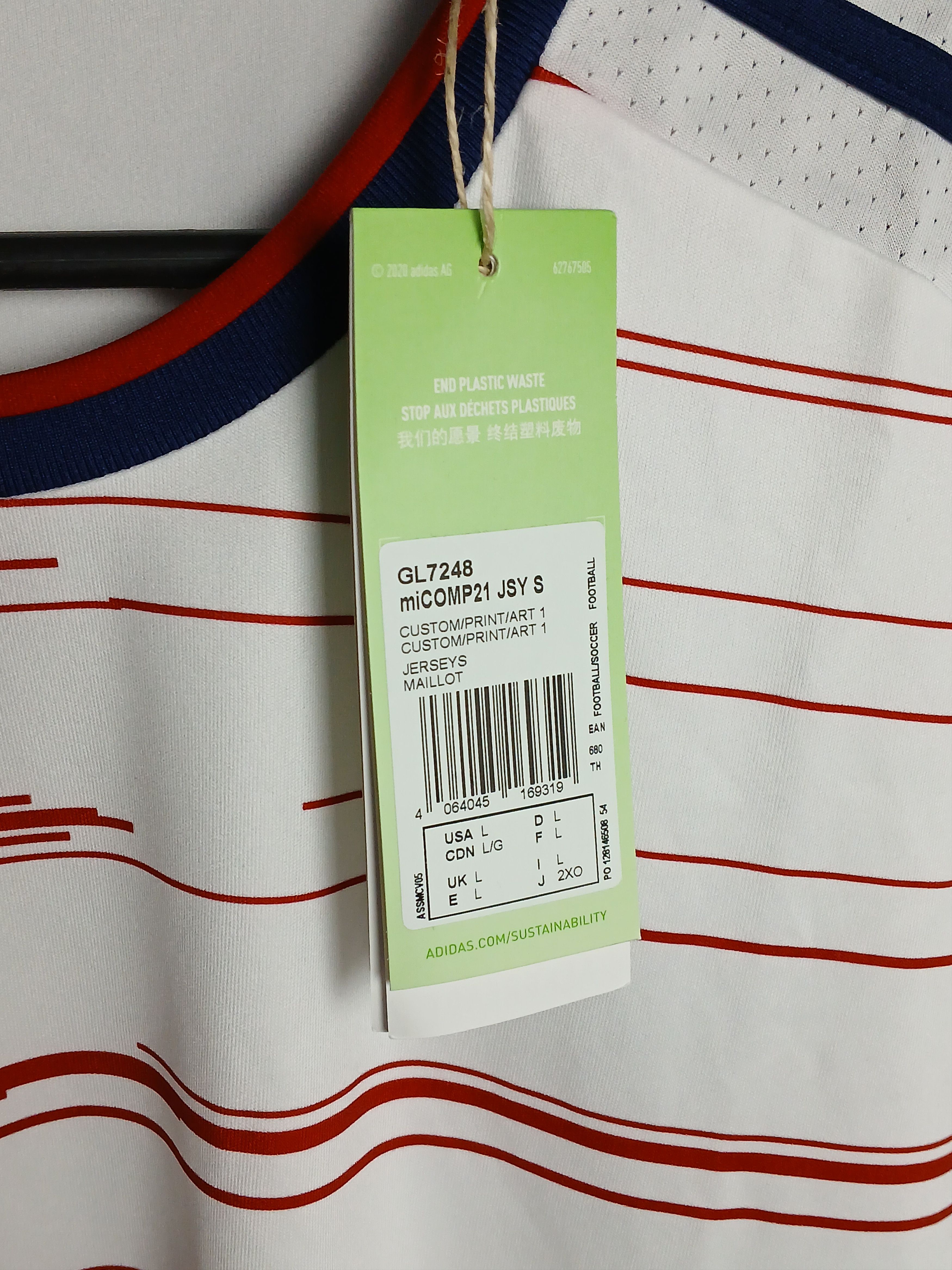 Adidas New Adidas T-Shirt Size US L / EU 52-54 / 3 - 11 Thumbnail