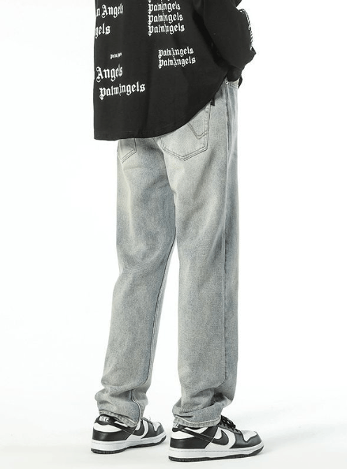Japanese Brand × Jean Men's embroidered pocket casual straight jeans y2k Size US 32 / EU 48 - 4 Thumbnail
