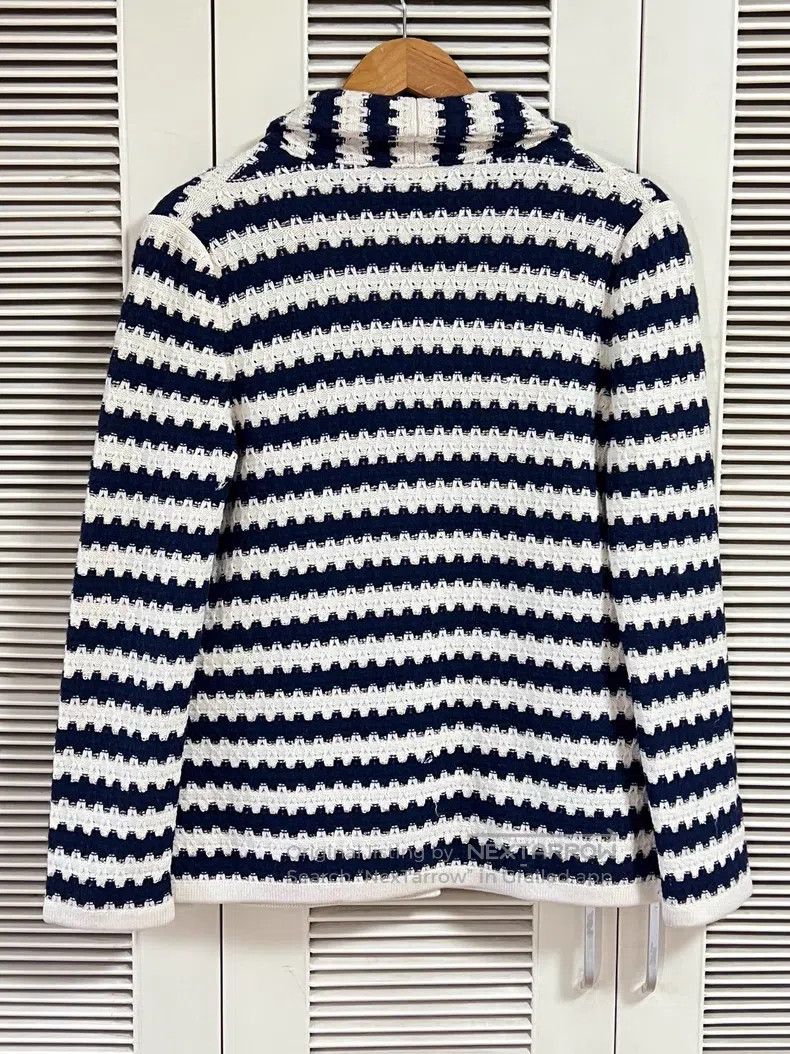 Chanel Chanel Striped knitted jacket Size XS / US 0-2 / IT 36-38 - 2 Thumbnail