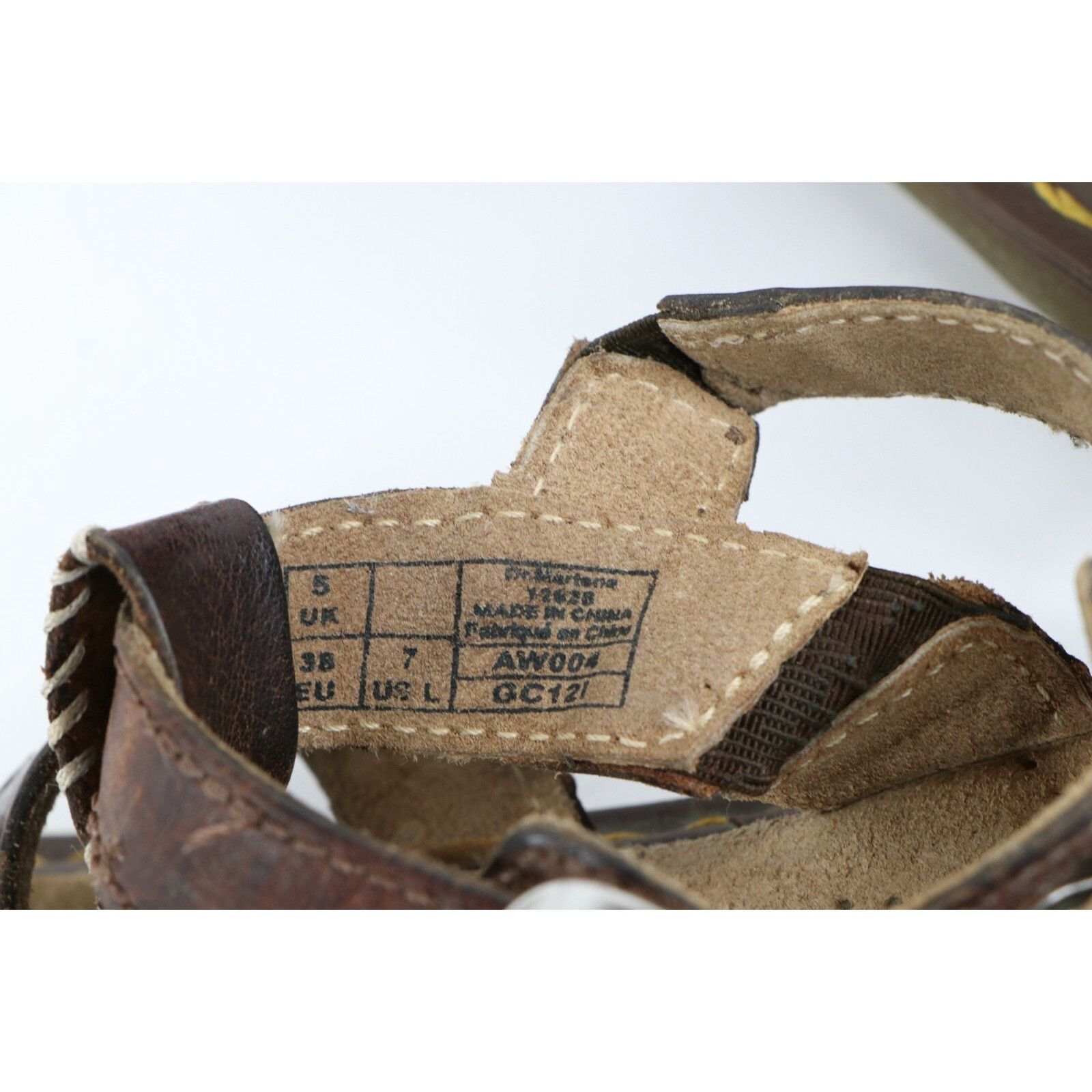 Dr. Martens Vintage 90s Dr Martens Platform Leather Buckle Sandals Size US 7 / IT 37 - 7 Thumbnail