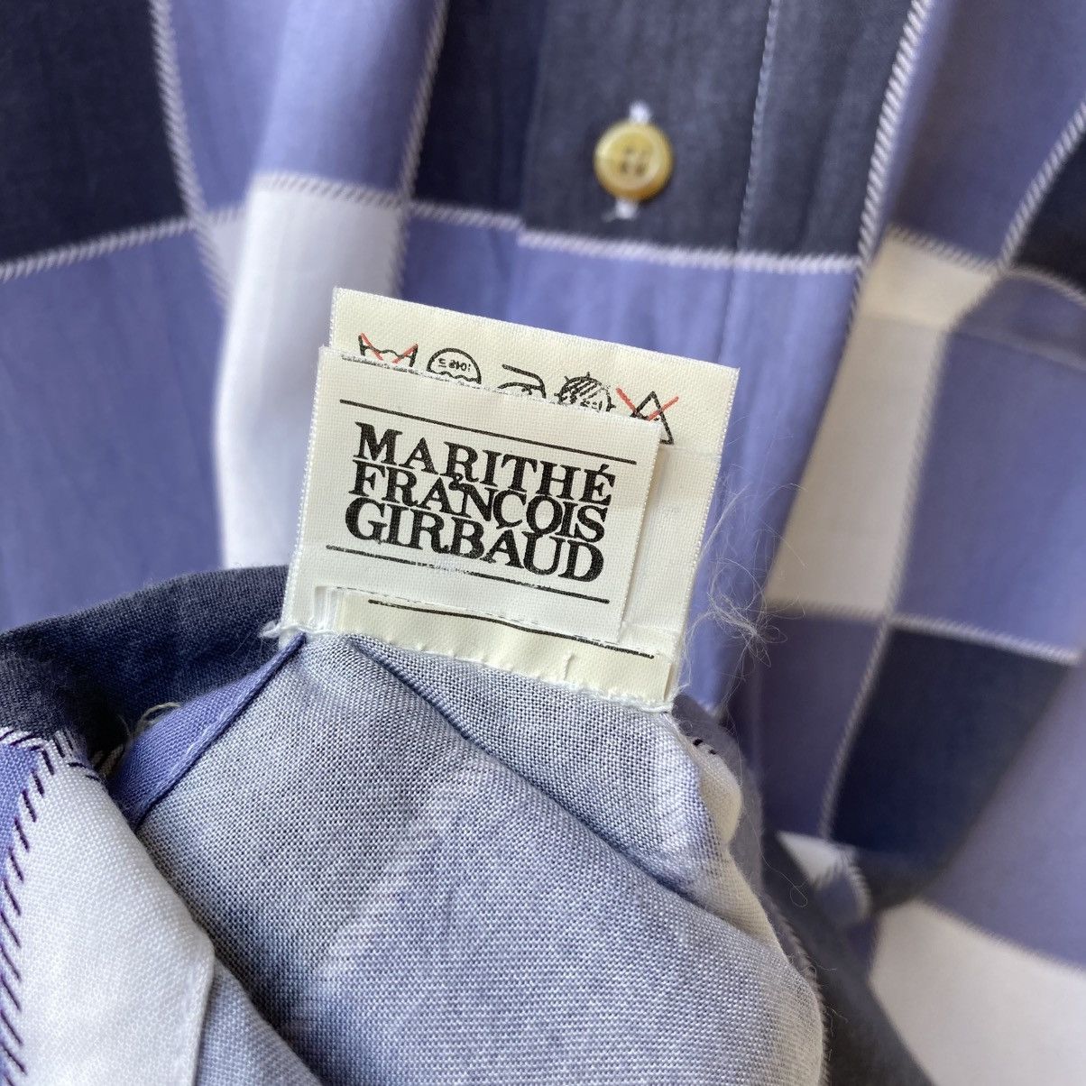 Marithe + Francois Girbaud Marithe Francois Girbaud Checkered Shirt Size US M / EU 48-50 / 2 - 7 Thumbnail