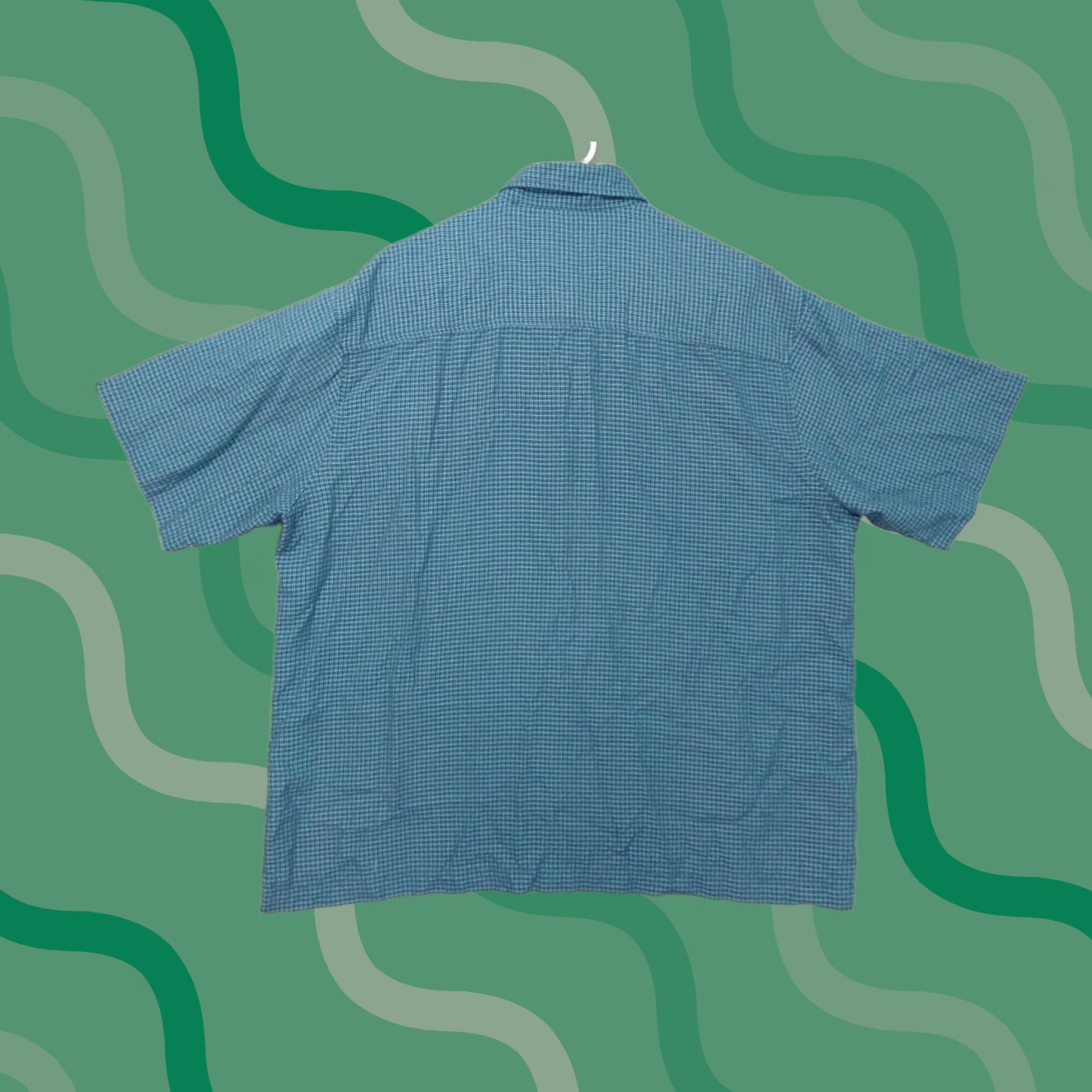 Vintage Woolrich Shirt Mens XL Blue Plaid Elite Series Tactical Short Sleeve Button Up Size US XL / EU 56 / 4 - 1 Thumbnail