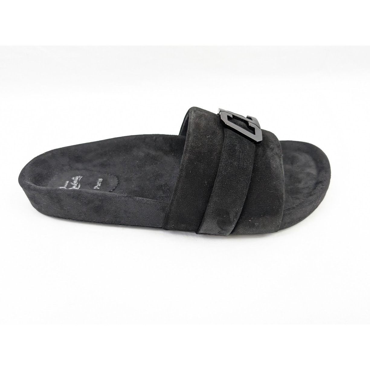 Christian Louboutin o1rshd1 Crosta Varsimule Bizz Flat in Black Size US 11 / EU 44 - 3 Thumbnail