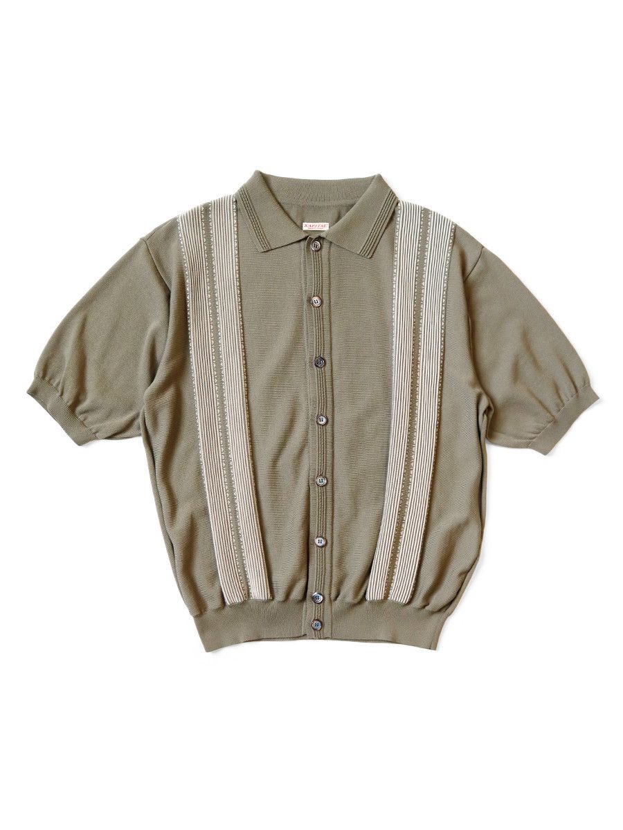 Kapital KAPITAL 14G Cotton Knit Oyster Aloha Polo shirt Size US M / EU 48-50 / 2 - 1 Thumbnail