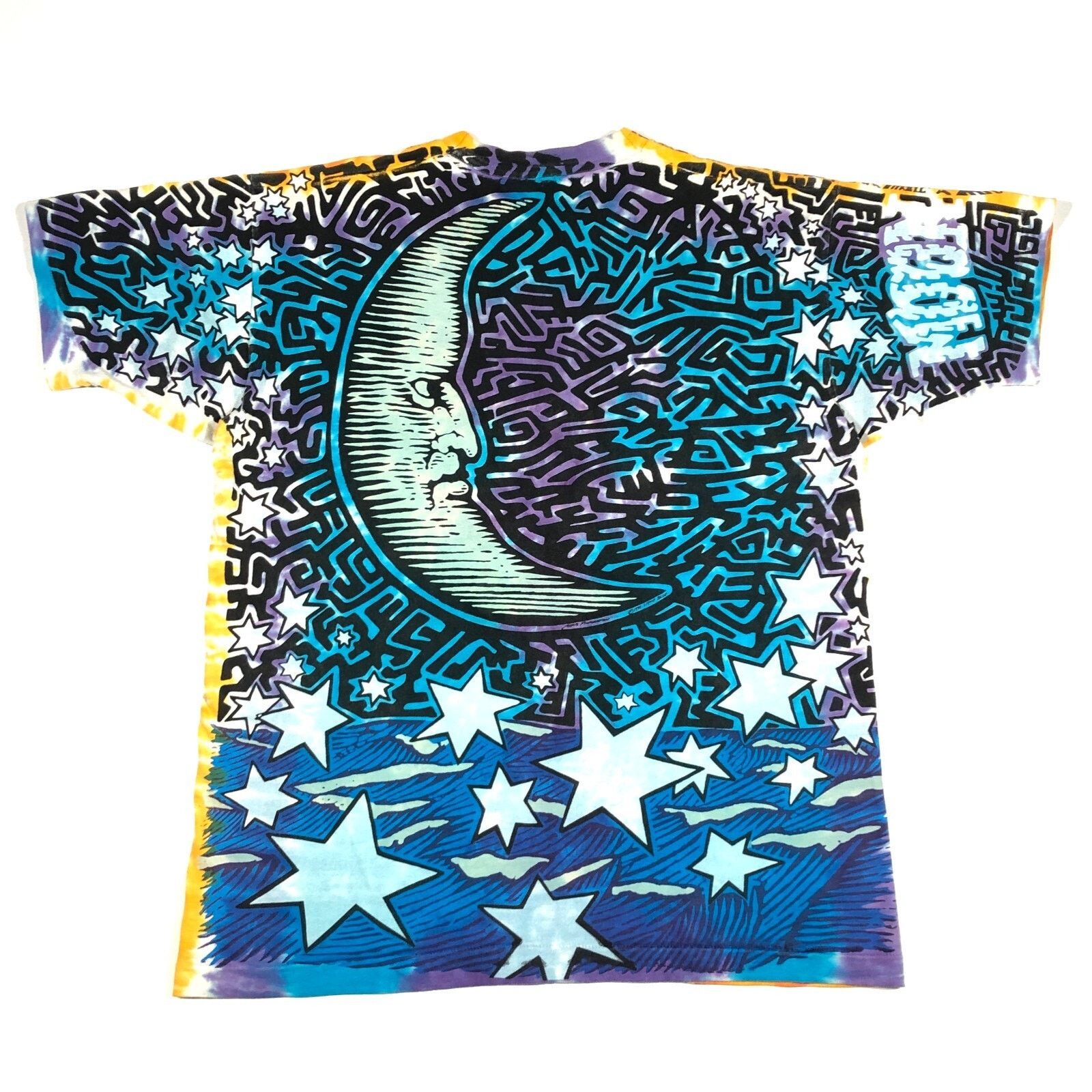 Liquid Blue × Vintage Vintage 1992 Liquid Blue Sun & Moon AOP Horoscope Tee Size US L / EU 52-54 / 3 - 5 Thumbnail