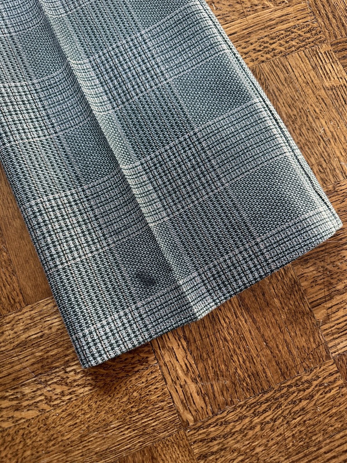Vintage Vintage 70s Sears Plaid Give and Take Stretch Slacks Trouser Size US 35 - 8 Thumbnail