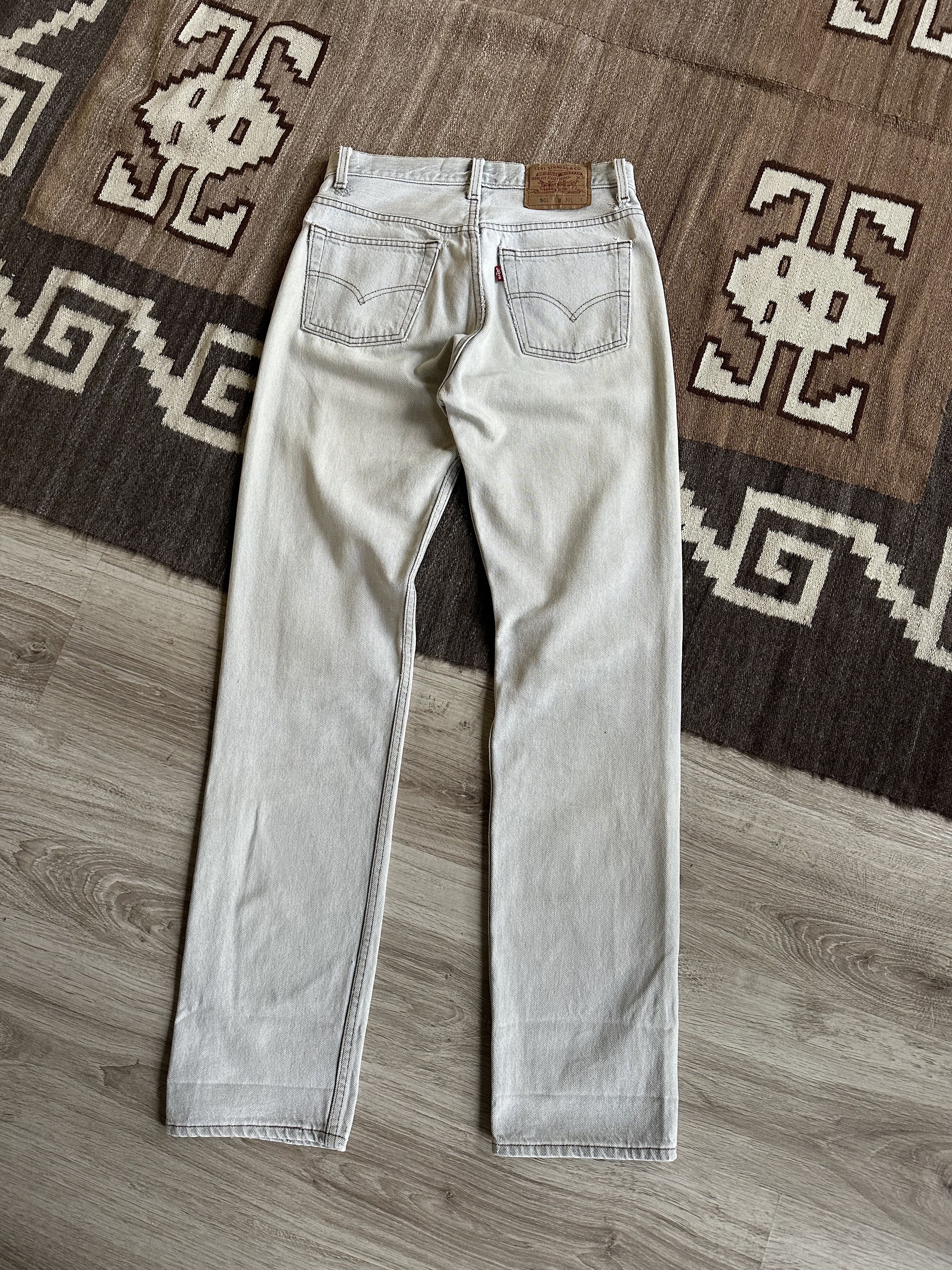 Levi's Levis 501 USA Made Vintage Denim Jeans 6056AC Size US 30 / EU 46 - 1 Thumbnail