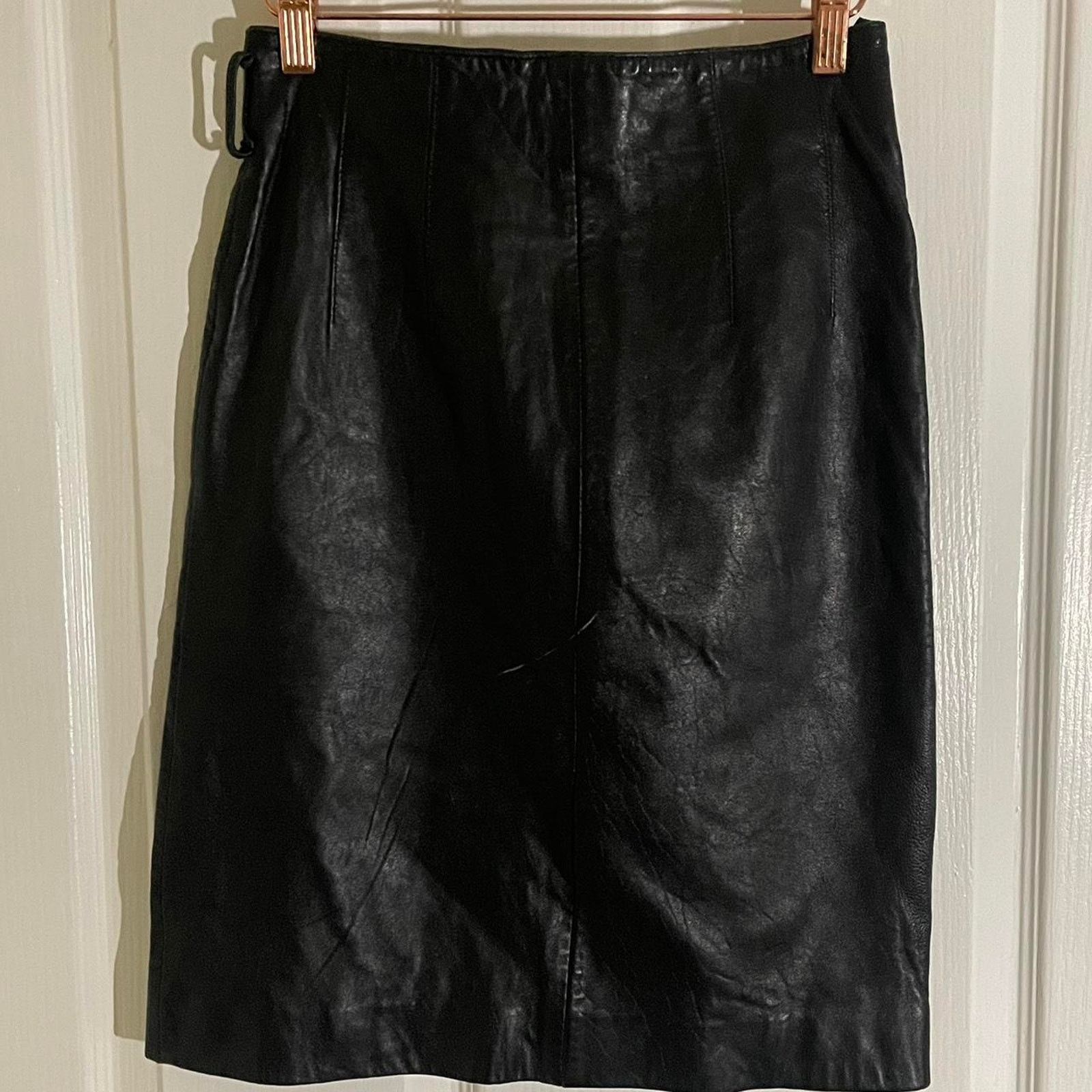 Wilsons Leather Vintage genuine leather skirt Size 28" / US 6 / IT 42 - 1 Thumbnail
