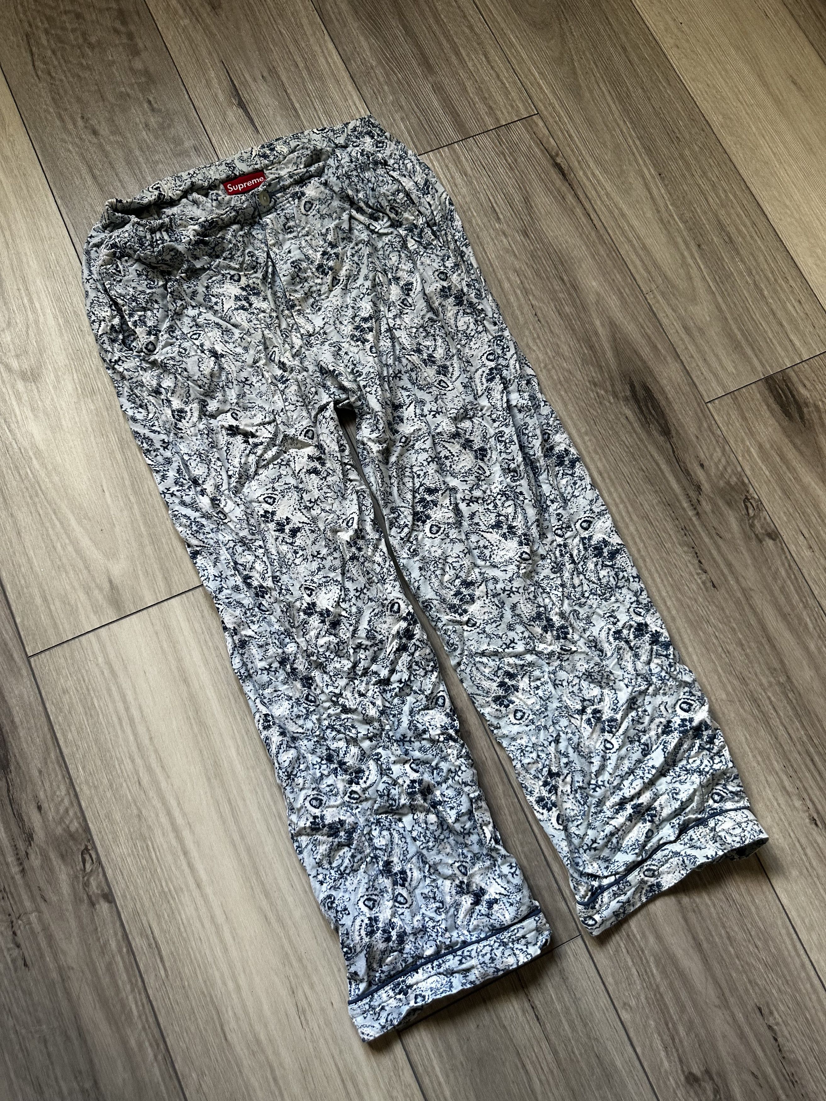 Supreme Supreme FW 2015 Paisley Pyjama Pants Size US 30 / EU 46 - 3 Thumbnail