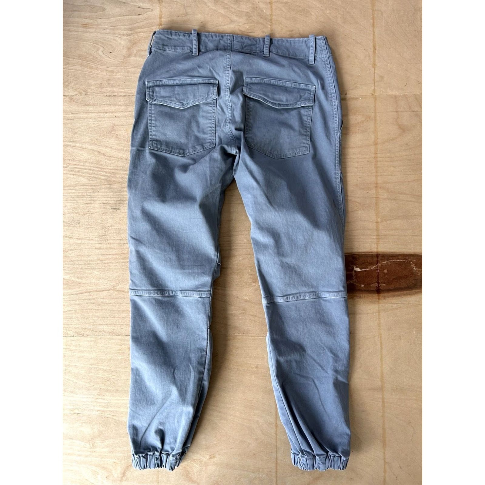 Nili Lotan Nili Lotan Cropped Womens 2 Blue Military Pant ISA Made Women Size 26" / US 2 / IT 38 - 3 Thumbnail