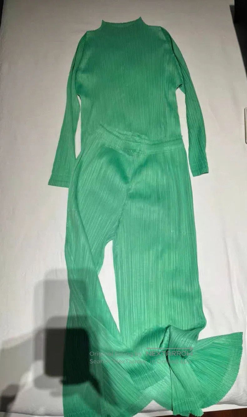 Issey Miyake Issey Miyake Green Pants Size 25" / US 0 / IT 36 - 1 Thumbnail