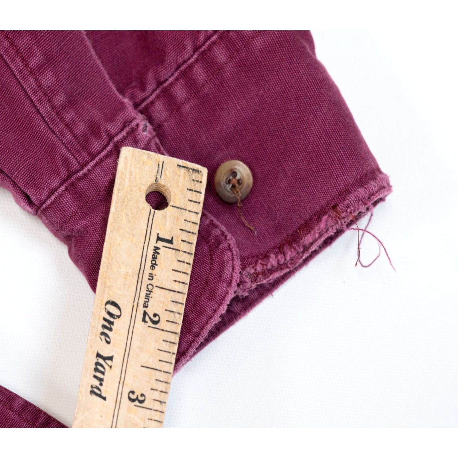 Vintage VINTAGE Cabela's Canvas Flannel Lined Shacket Shirt Jacket Mens M Tall Red Chore Barn Shacket Shirt Jacket Mens M Tall Red Distressed 90s Cowboys Barn Size US M / EU 48-50 / 2 - 4 Thumbnail