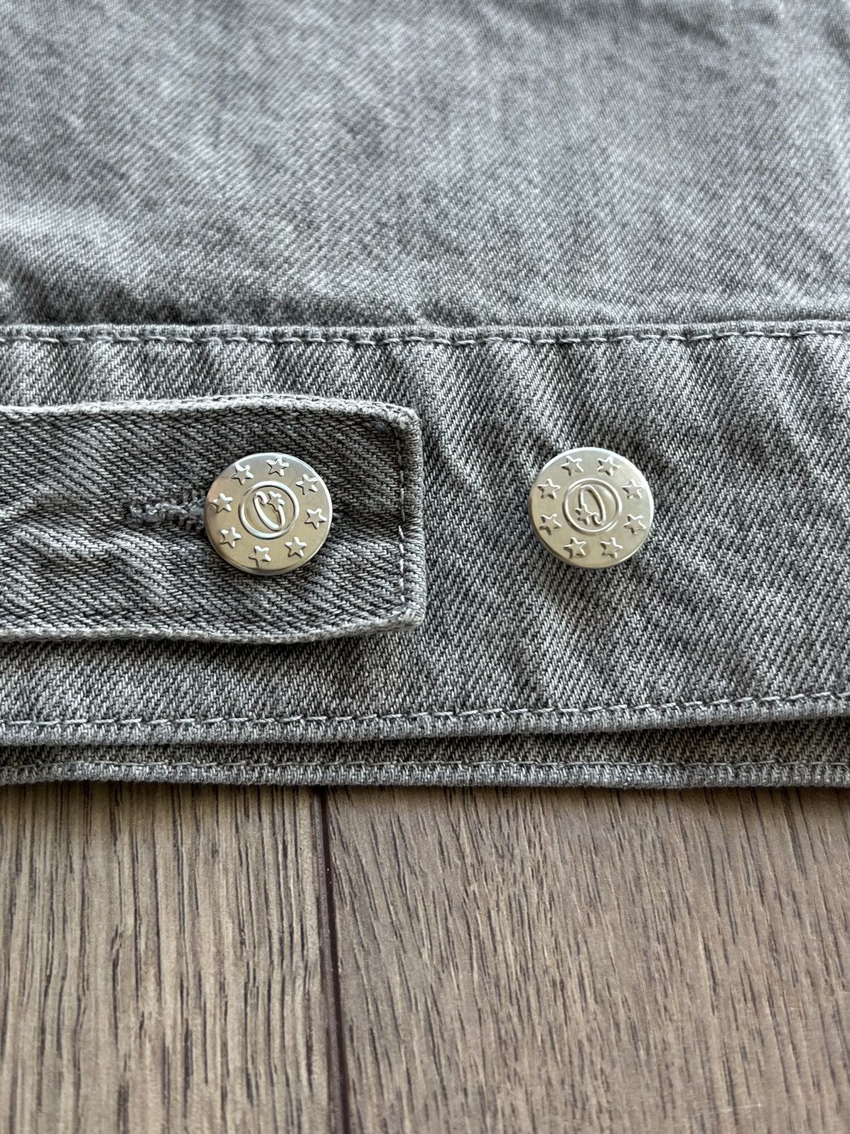 Corteiz Sample Corteiz C-Star Gray Denim Jacket Medium Size US M / EU 48-50 / 2 - 16 Thumbnail