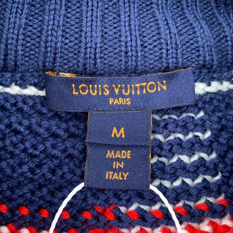Louis Vuitton Louis Vuitton Colorblock plaid wool crewneck long-sleeve s Size M / US 6-8 / IT 42-44 - 5 Thumbnail
