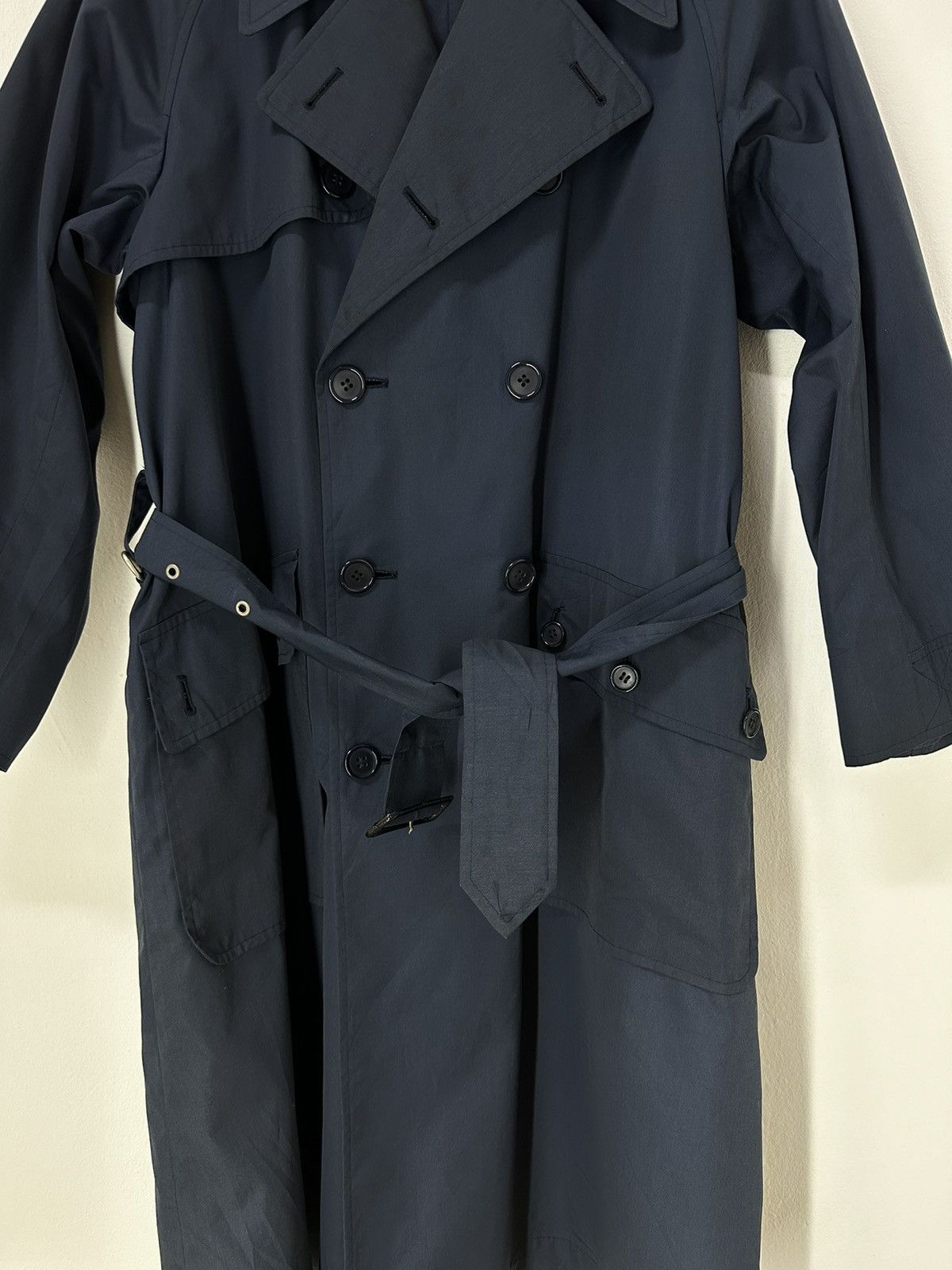 Yves Saint Laurent Yves saint laurent Trench Coat Jacket Design Navy Color Size US M / EU 48-50 / 2 - 4 Thumbnail