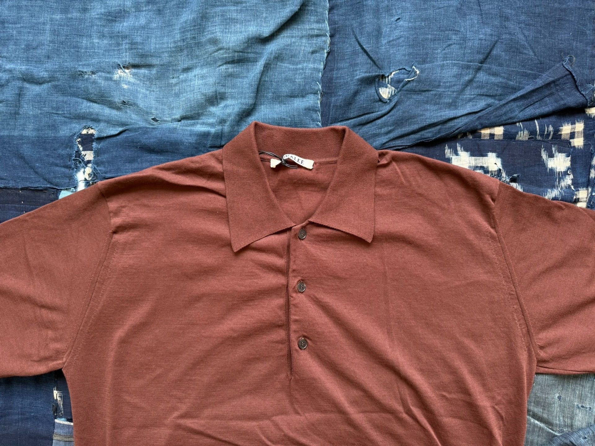 Auralee AURALEE 25SS Super High Gauge Knit Polo Size US L / EU 52-54 / 3 - 3 Thumbnail