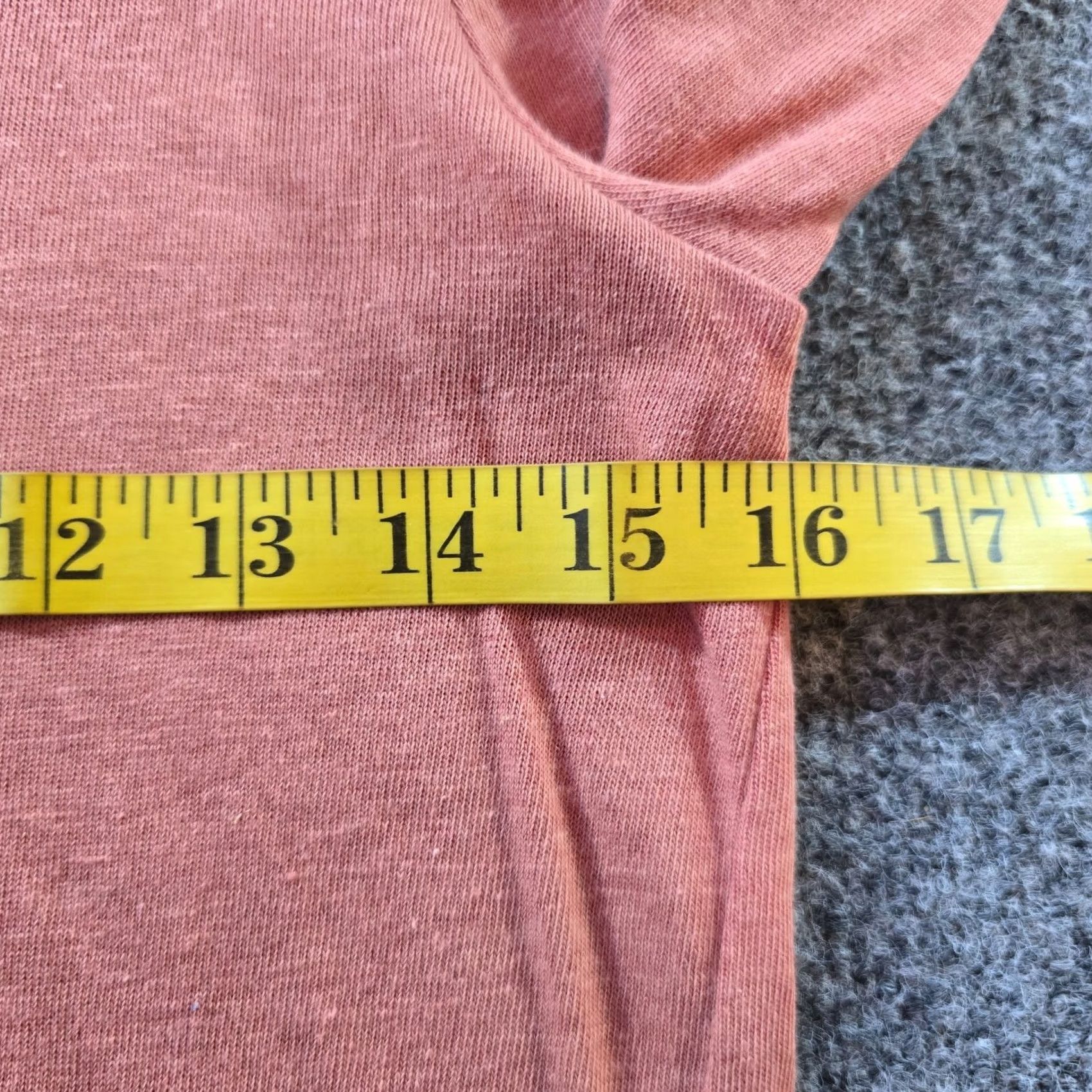 Madewell Madewell Top Womens Size S Orange Linen Blend Long Sleeve Tie Waist Casual Blouse Ladies Regular Knit Size S / US 4 / IT 40 - 5 Thumbnail