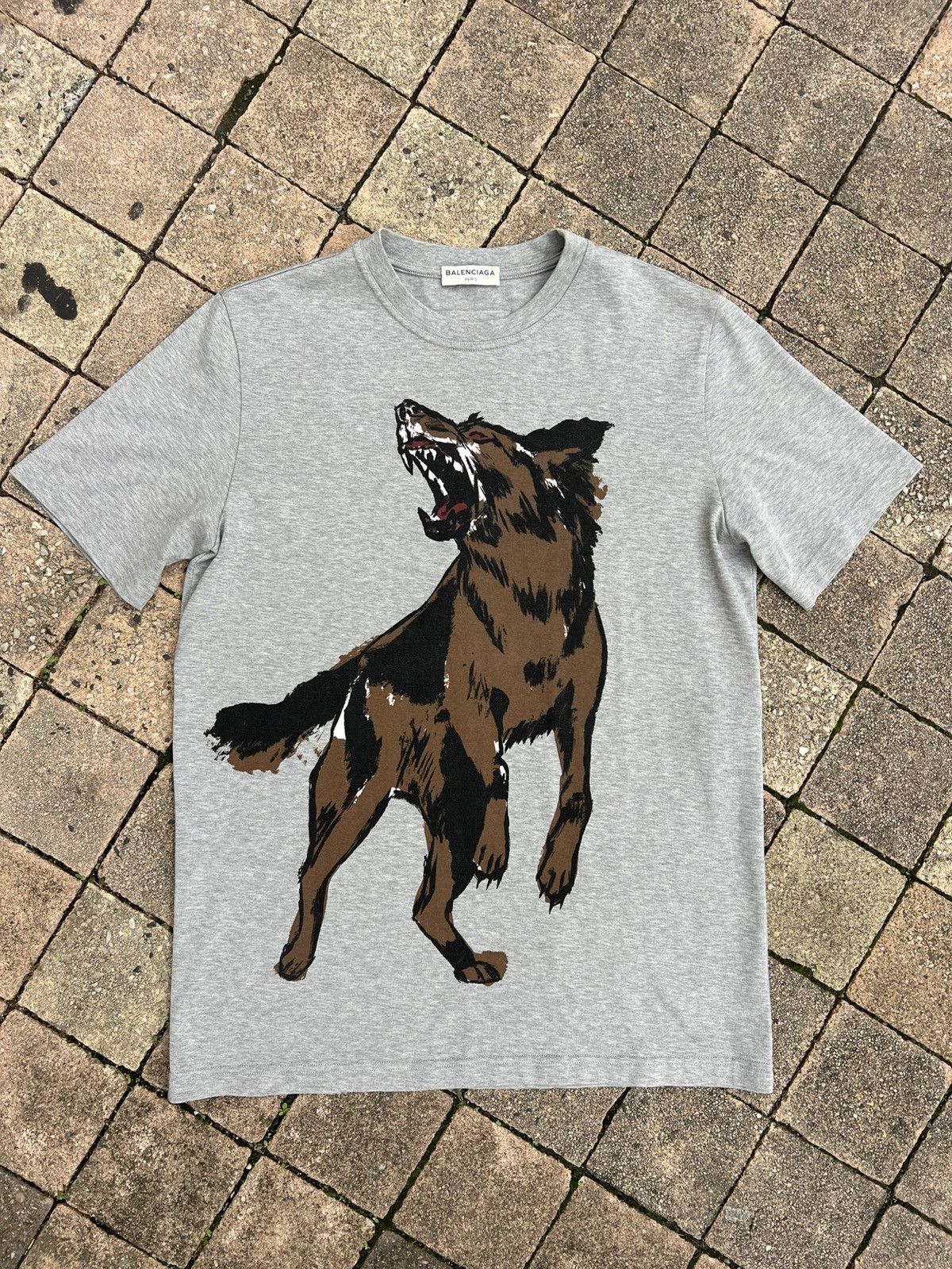 Balenciaga Balenciaga Wolf T-Shirt 2016 Size US S / EU 44-46 / 1 - 2 Thumbnail
