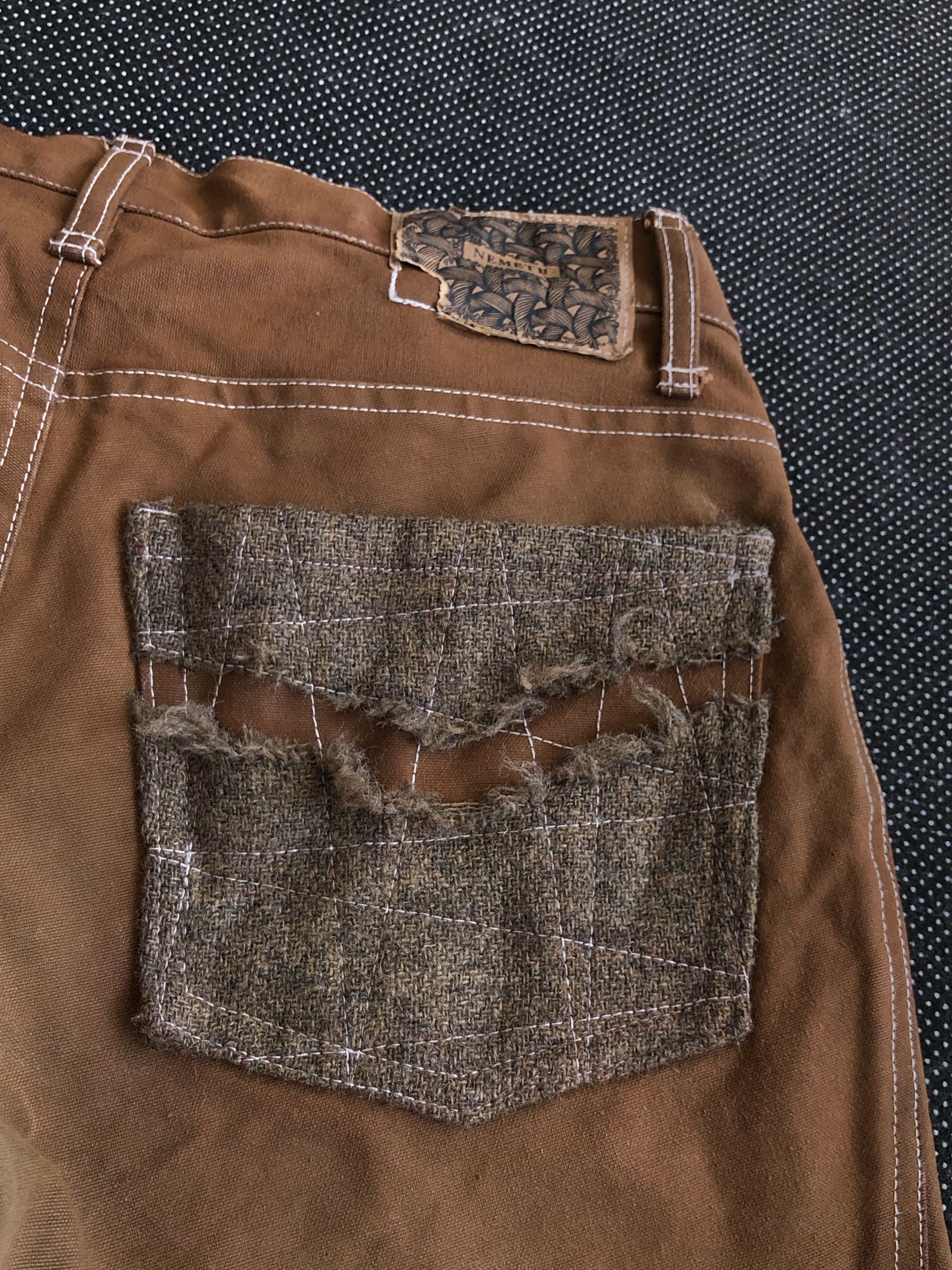Christopher Nemeth RARE🔥VINTAGE 90’S HARD DUCK CANVAS 3/4 PANTS Size US 30 / EU 46 - 12 Thumbnail