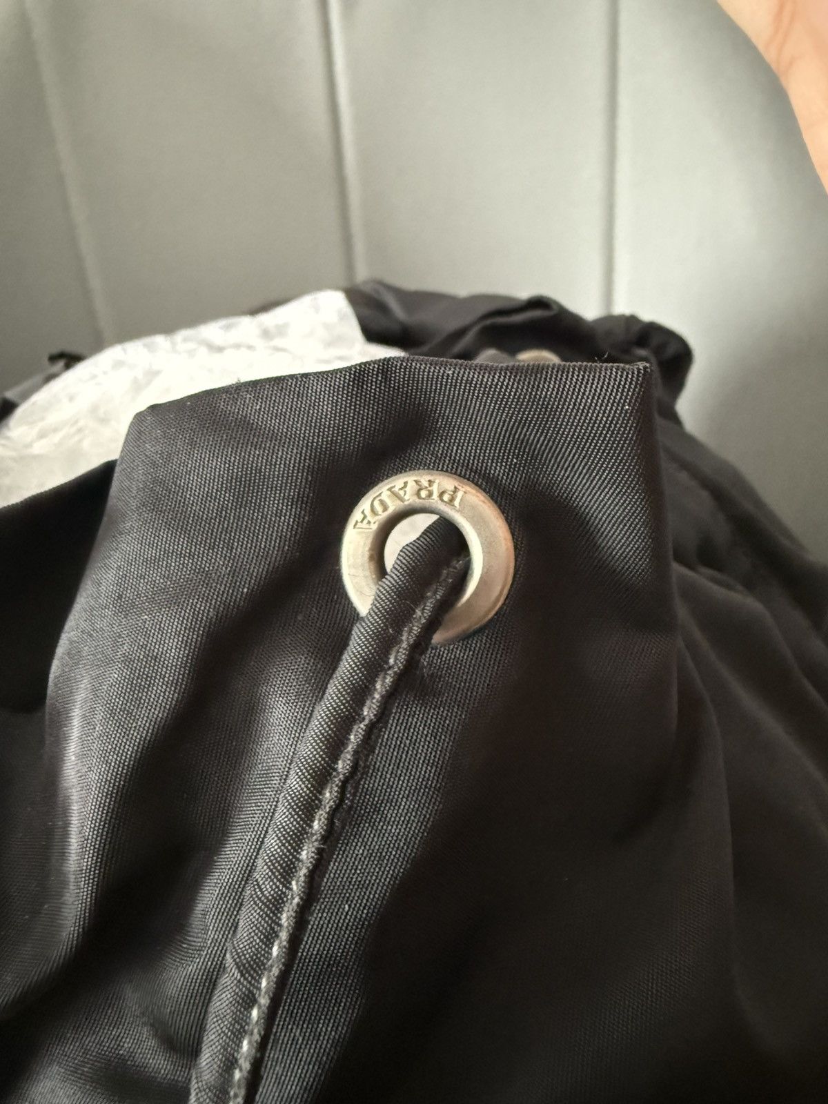 Prada Vintage Prada Black Large Backpack Size ONE SIZE - 14 Thumbnail