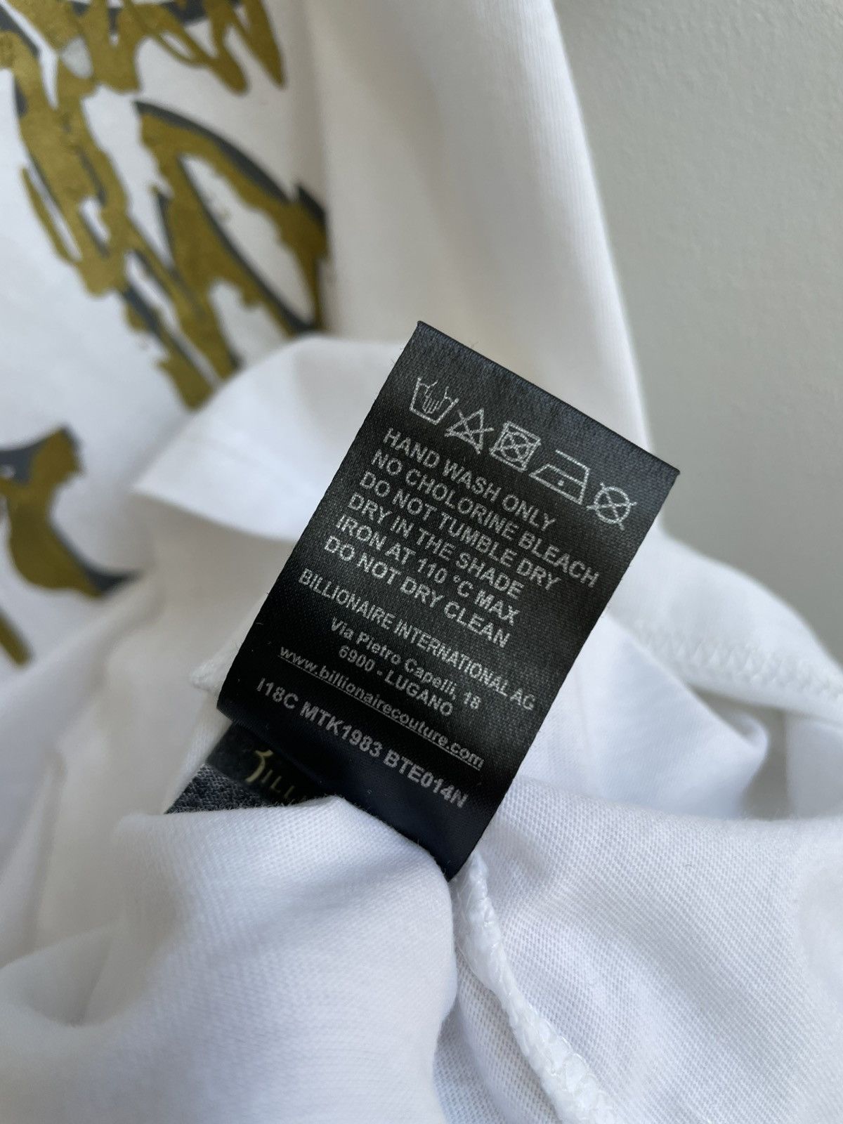 Other Billionaire T Shirt Tee White Size M Big Logo Luxury Size US M / EU 48-50 / 2 - 14 Thumbnail
