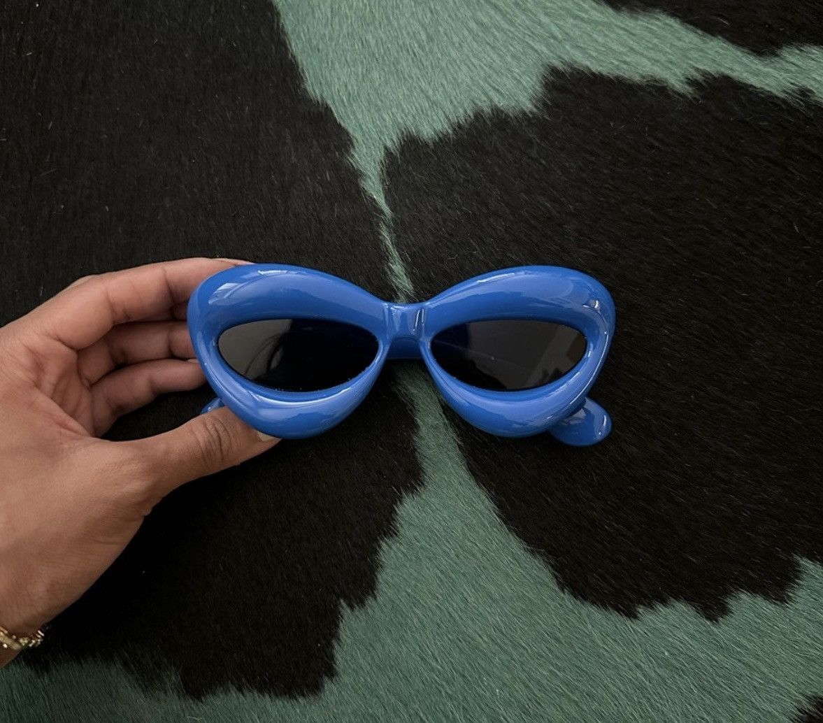 Loewe Loewe blue inflated Cat-Eye sunglasses Size ONE SIZE - 1 Thumbnail
