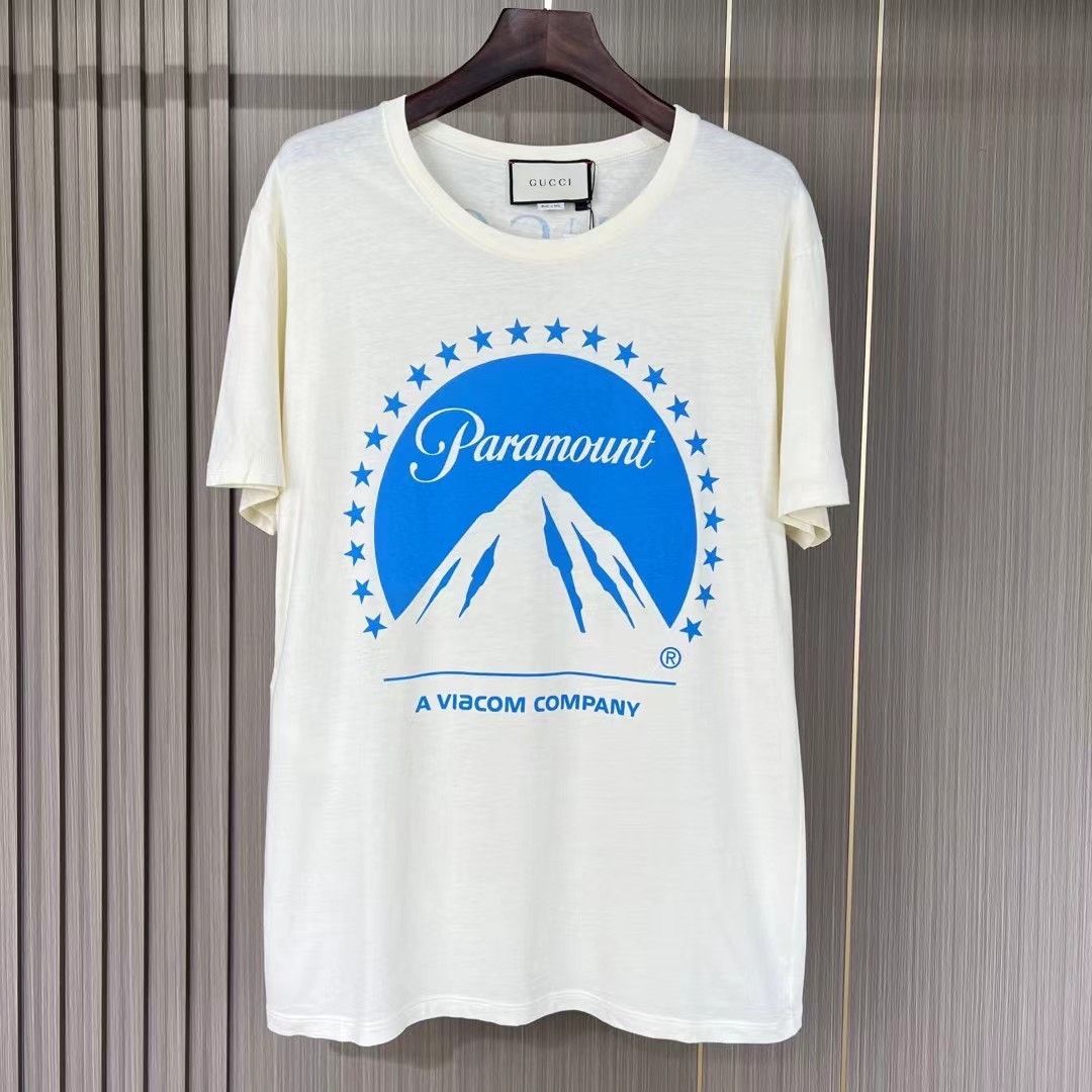 Gucci Gucci Snow mountain printed letter short sleeves 2501-Nexta Size US M / EU 48-50 / 2 - 1 Thumbnail