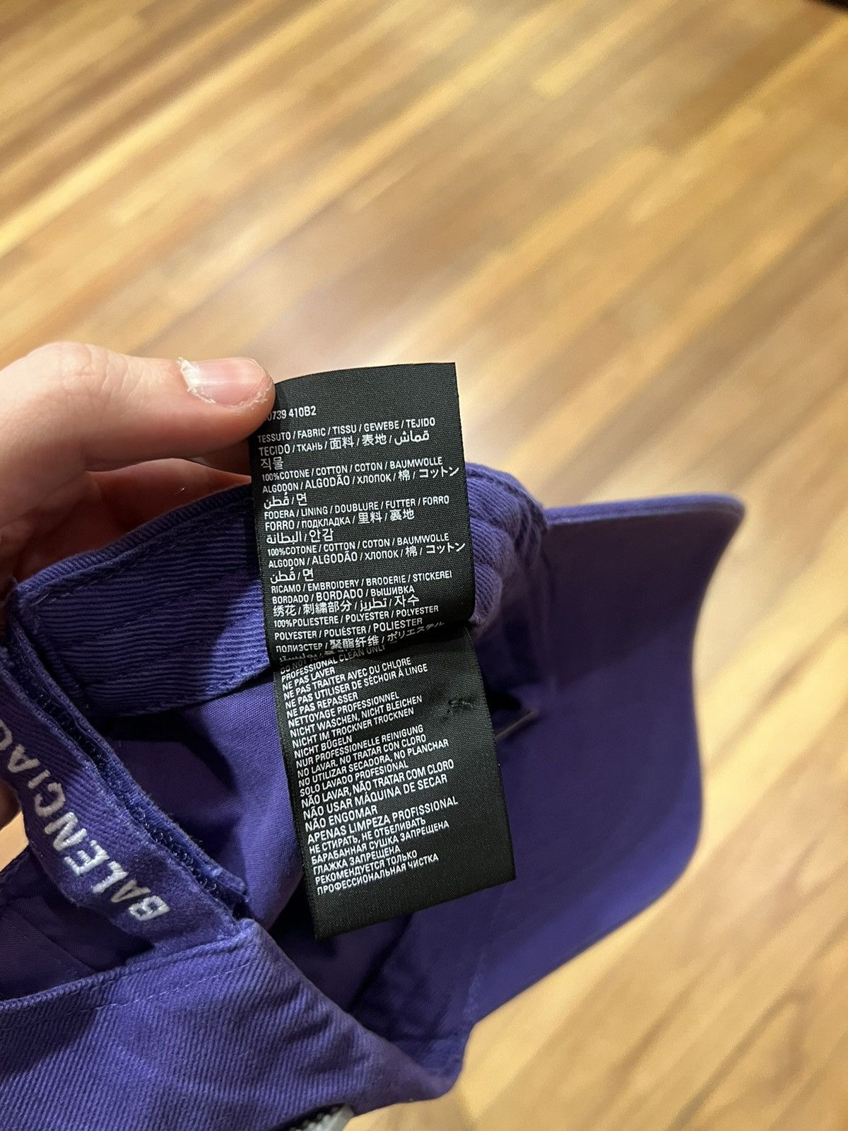 Balenciaga Balenciaga unity logo cap purple Size ONE SIZE - 8 Thumbnail