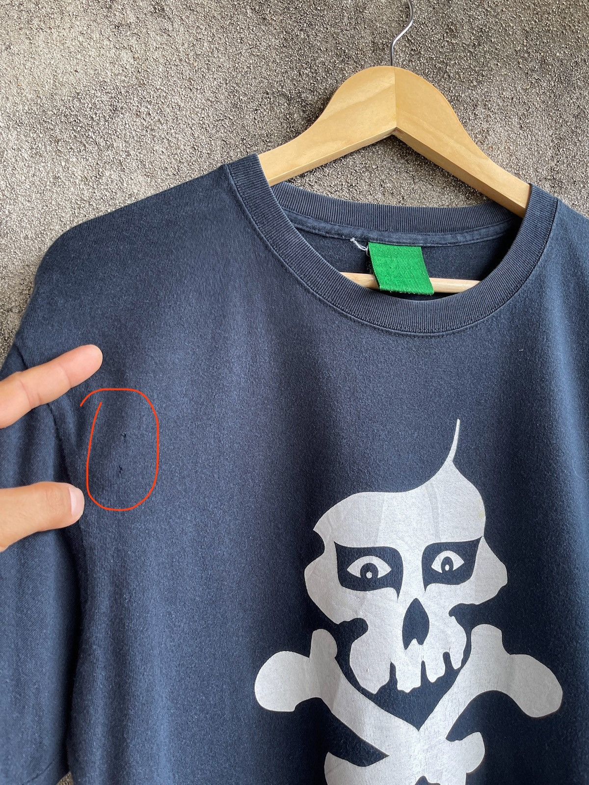 Last Drop🔥Vtg Japanese PUNK DRUNKERS Skullshit Hardliner Tee