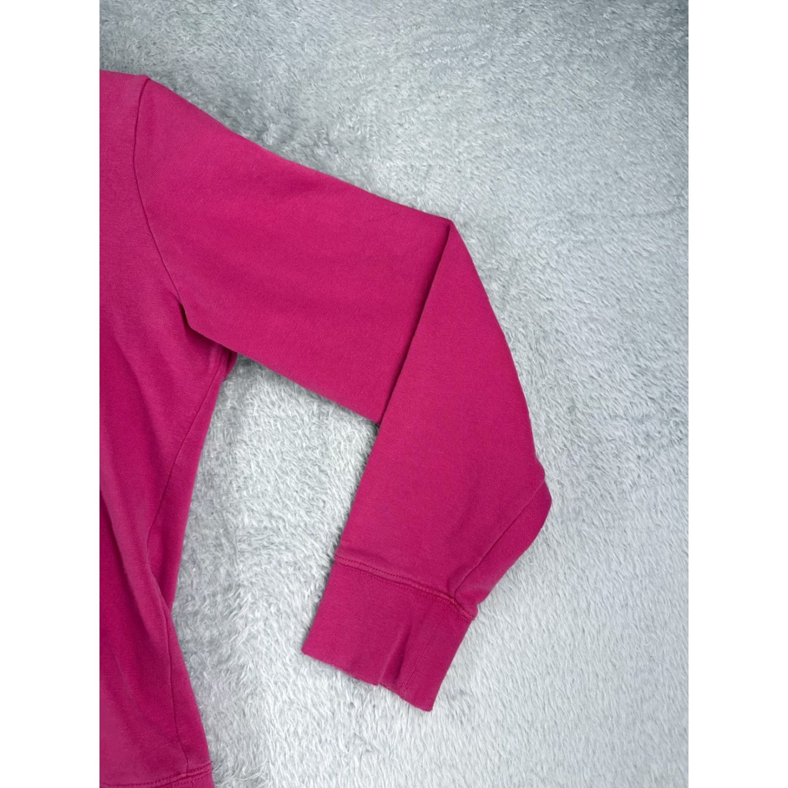 The North Face The North Face Hoodie Womens Medium Pink Logo Pullover Cotton Sweater READ Size M / US 6-8 / IT 42-44 - 2 Thumbnail