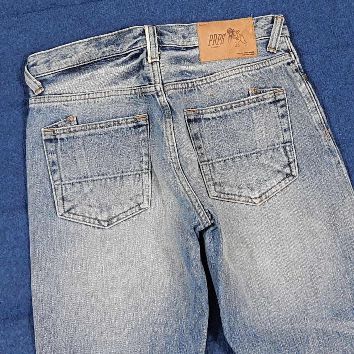 Prps Vintage PRPS Selvedge Camo Pocket Distressed Jeans C297N16 Size US 31 - 2 Thumbnail