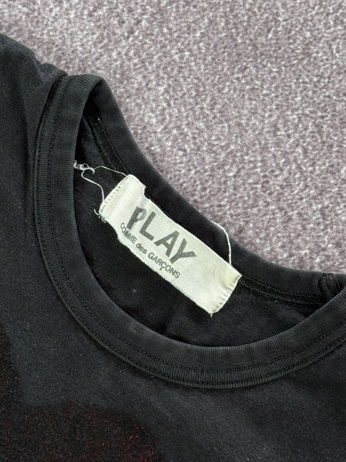 Comme des Garcons PLAY Vintage Play Comme Des Garcons Japan Faded T-Shirt Size US M / EU 48-50 / 2 - 8 Thumbnail