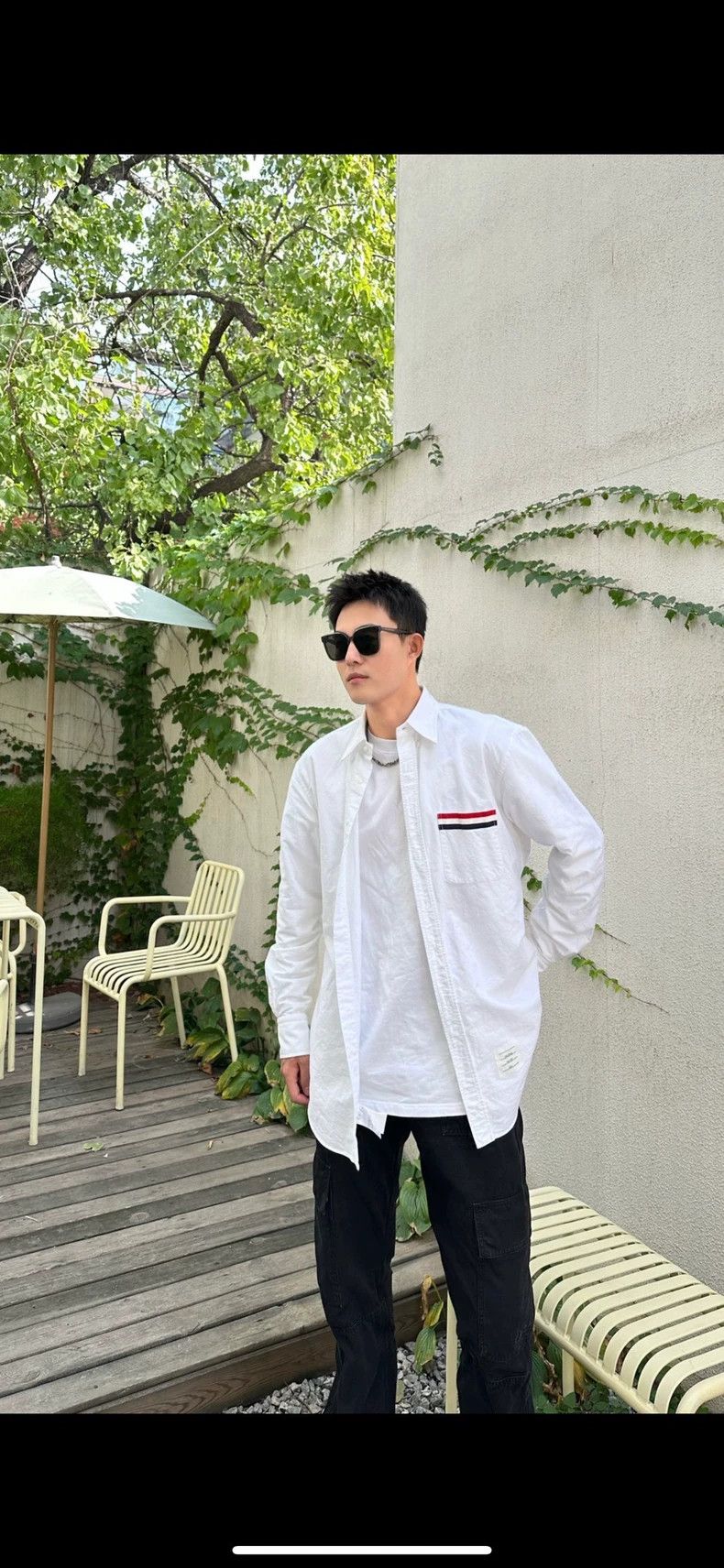 Thom Browne Thom Browne size2 White Oxford cloth shirt Size US M / EU 48-50 / 2 - 5 Thumbnail