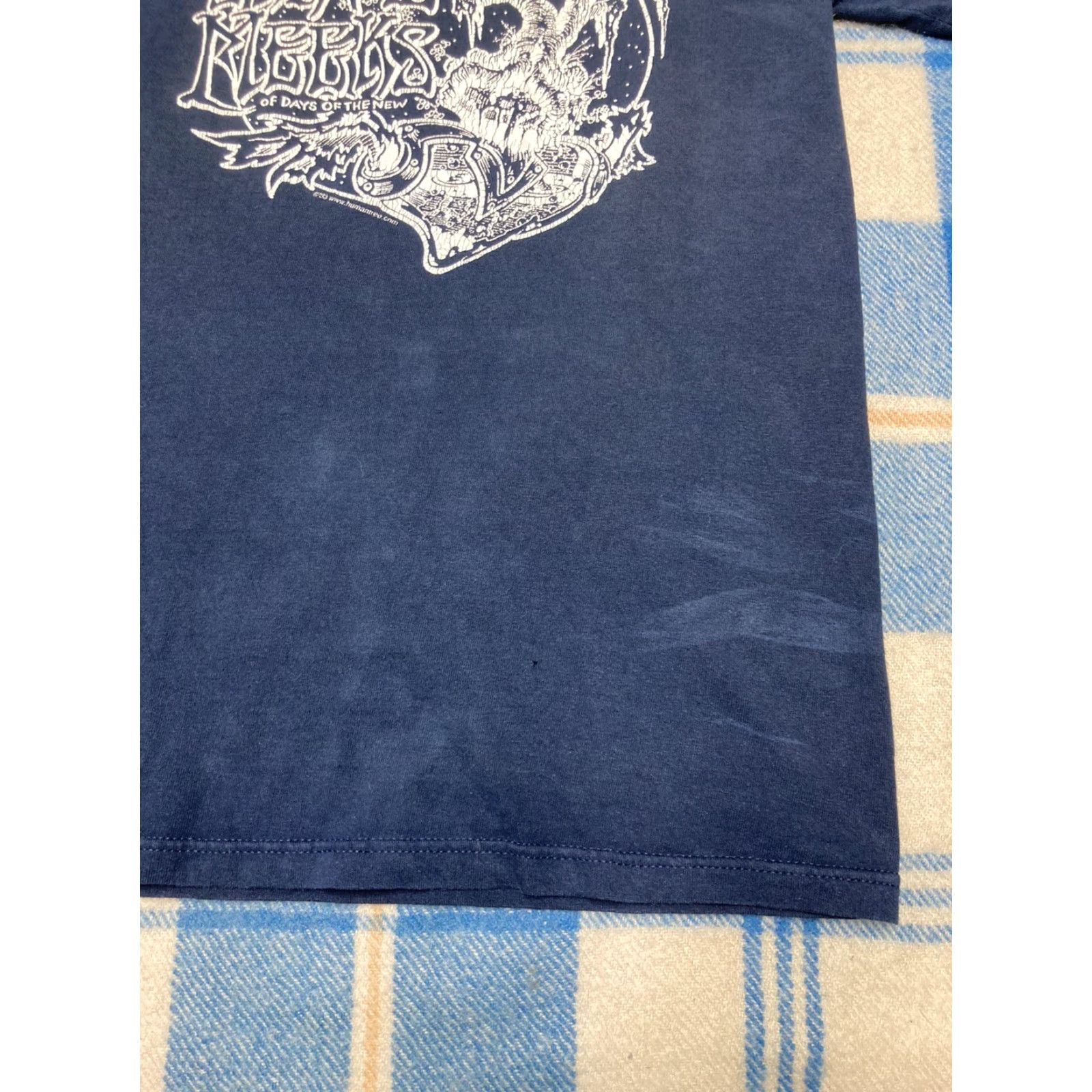 Vintage VINTAGE Travis Meeks days of the new band tee shirt alt rock vtg Small / Medium Men T-Shirt Blue Size US S / EU 44-46 / 1 - 4 Thumbnail